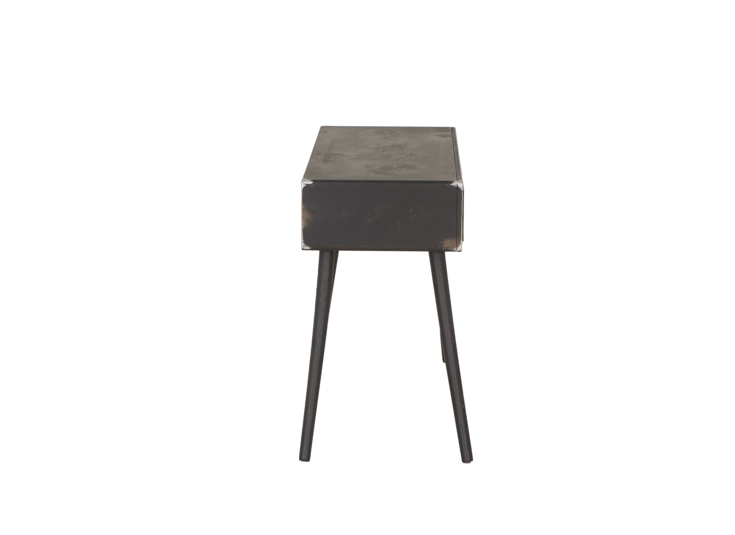 Detail - Console Esperanto 100x42x72cm - sapin massif & décor - naturel/noir