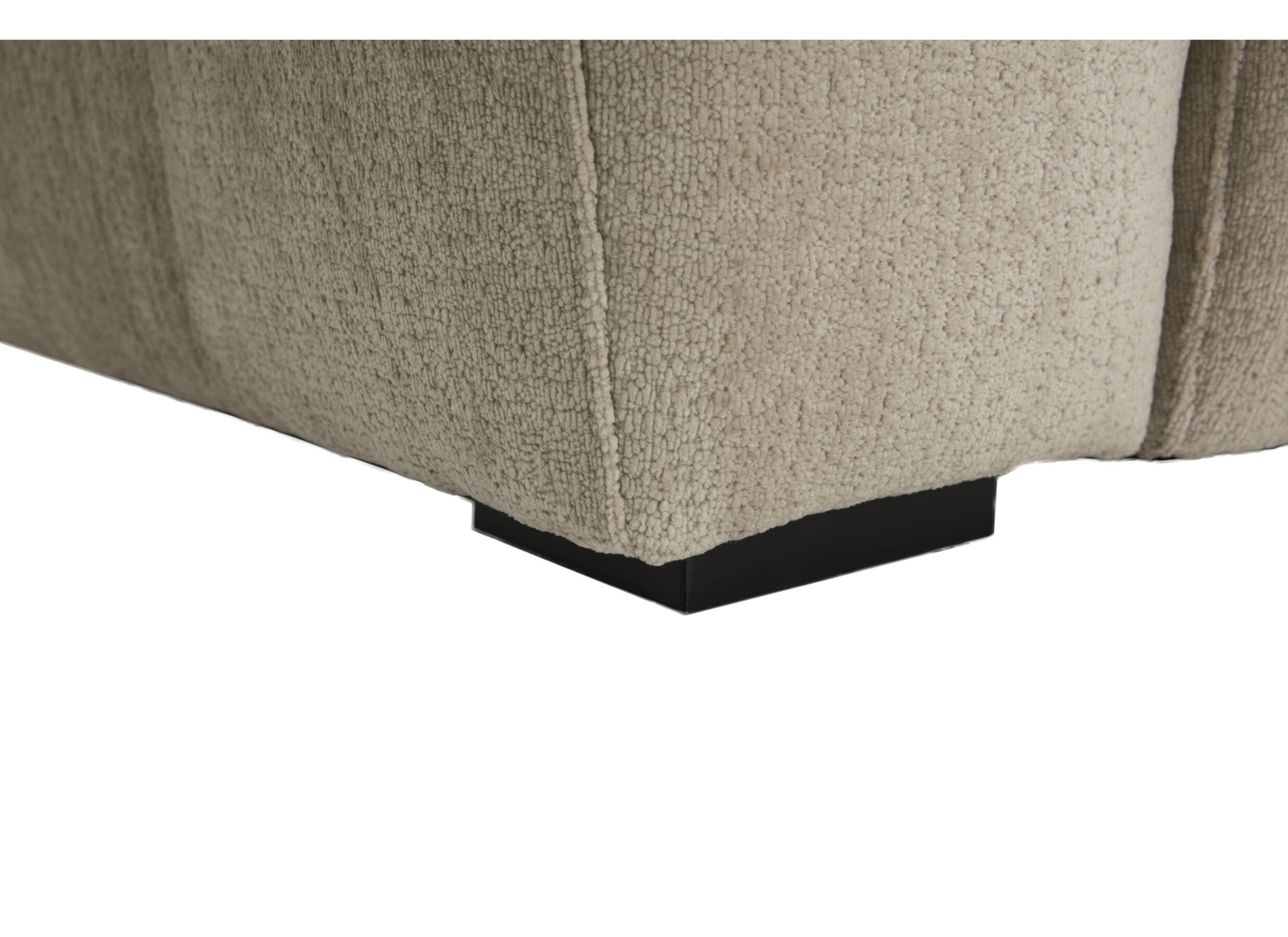 Canapé d'angle Alps 3+1 places - tissu - beige