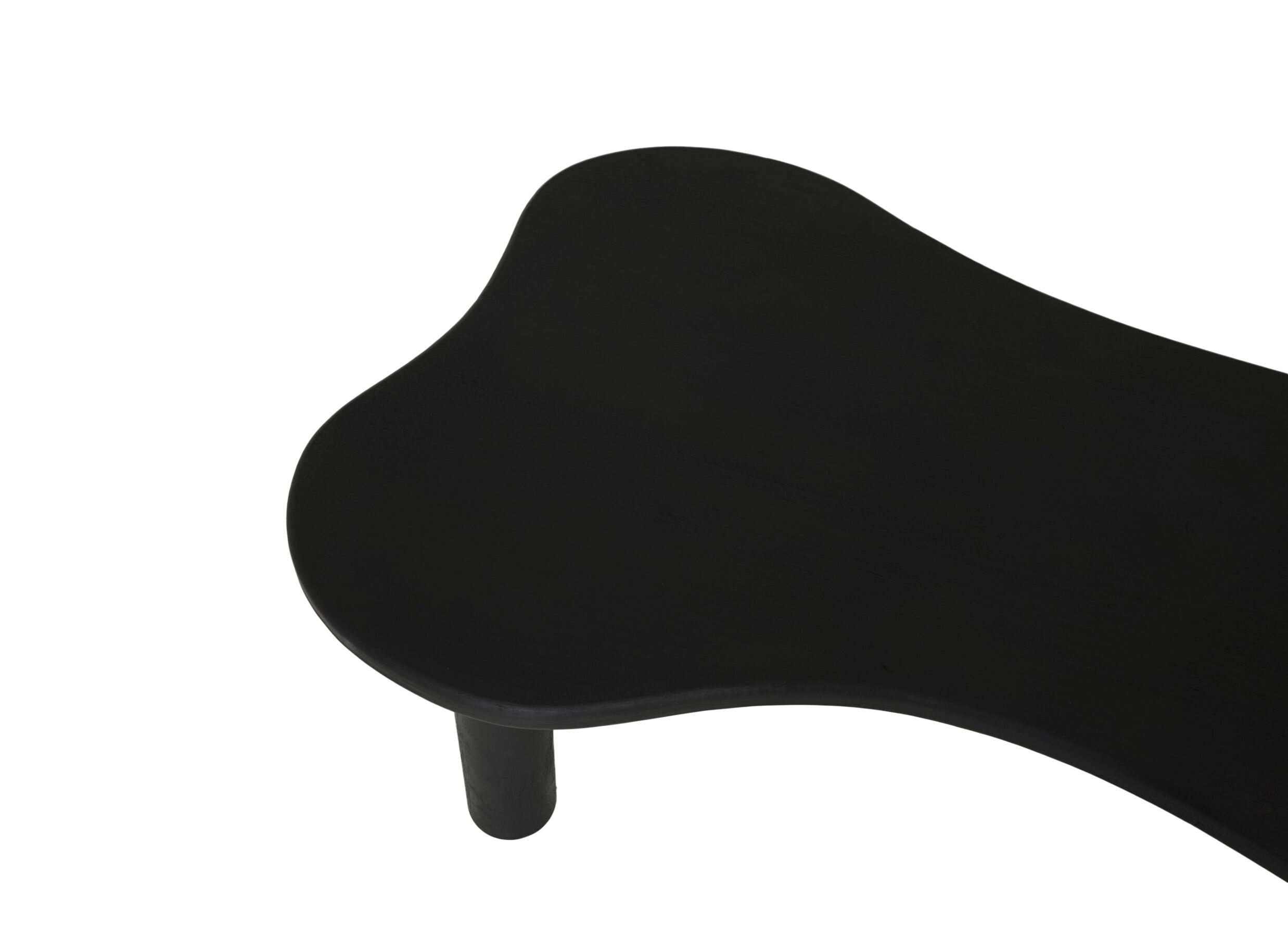 Table basse Yeo bois massif noir