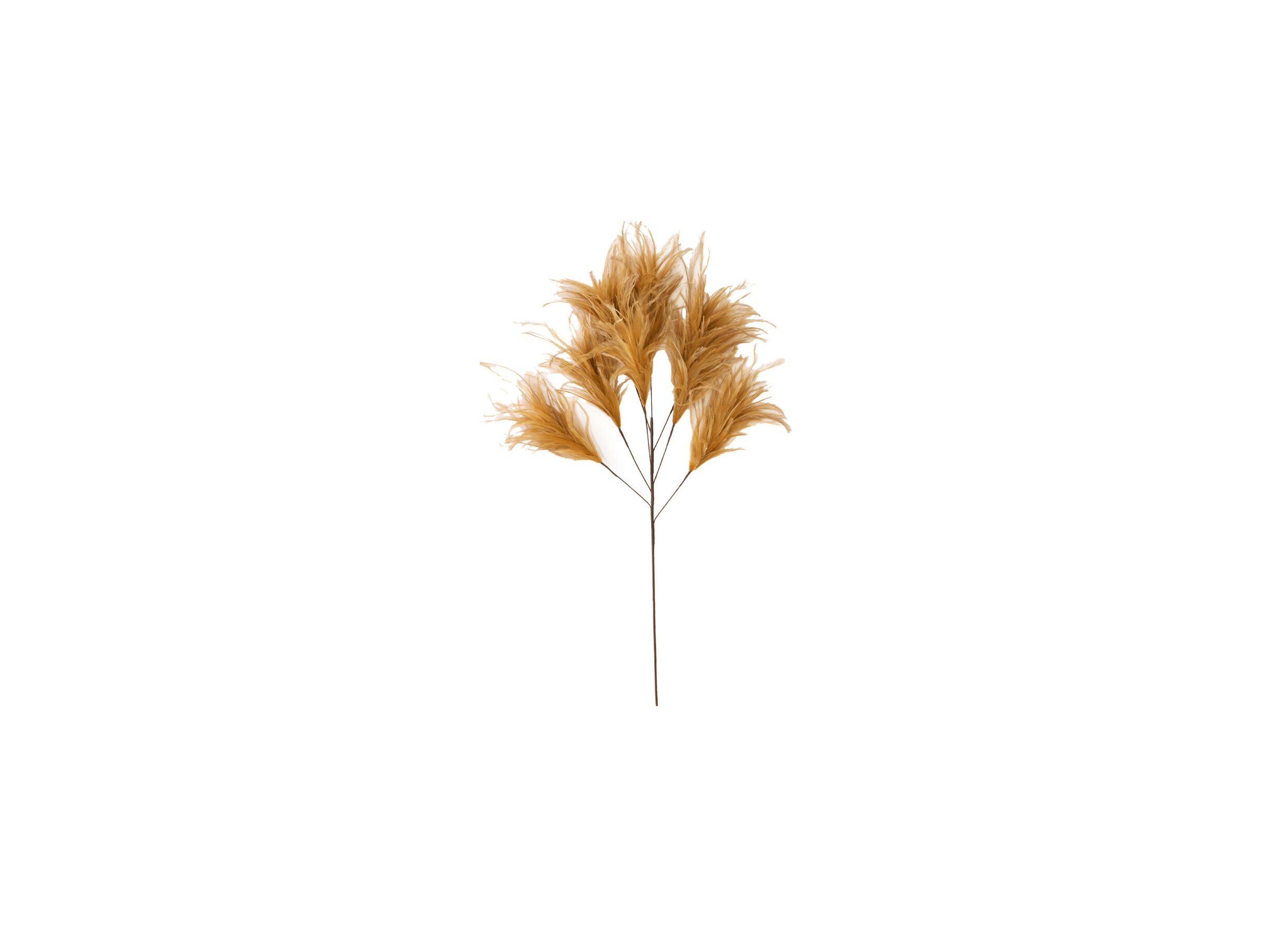 Plus Important - Branche artificielle Feathers H95cm - plastique - brun clair