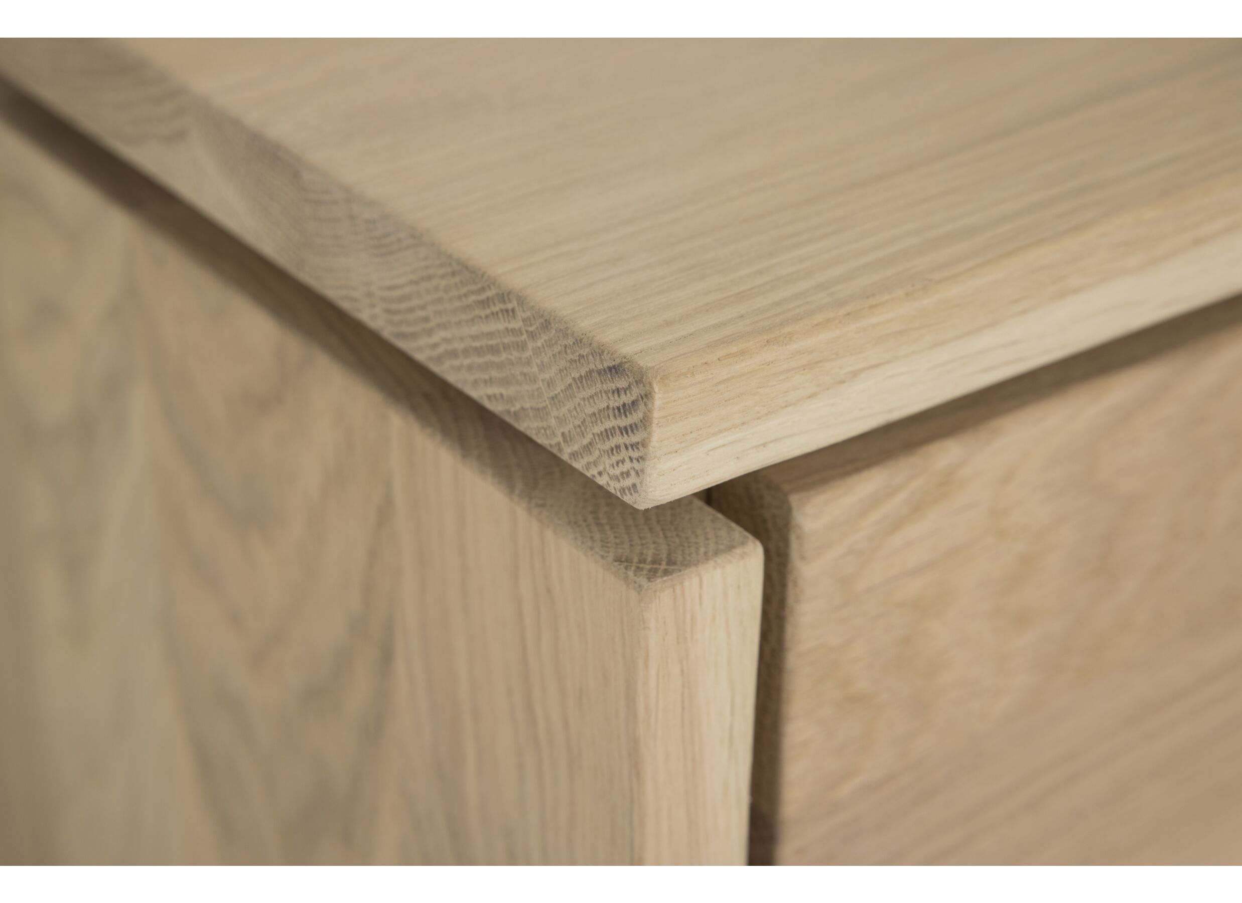 Tv-meubel Nomade 150cm - eik massief & fineer & decor - naturel