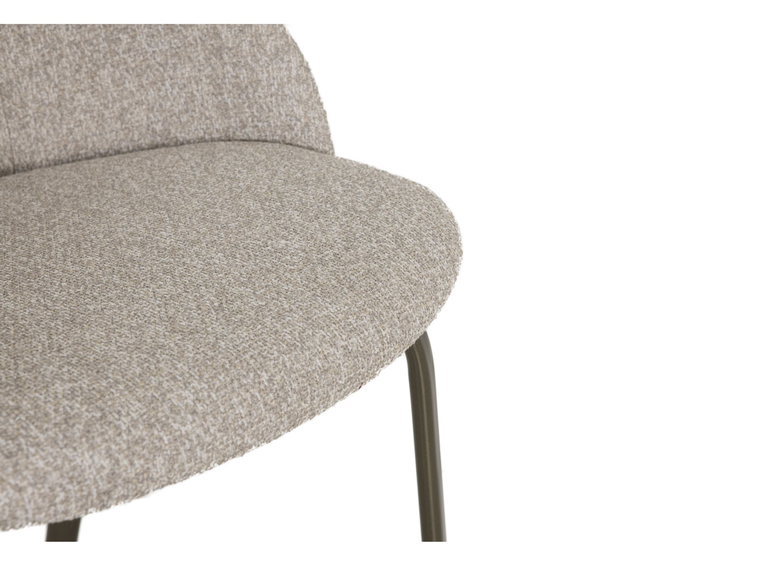 Detail - Chaise Sofia 55x59,5x81cm - fibre polyester - beige