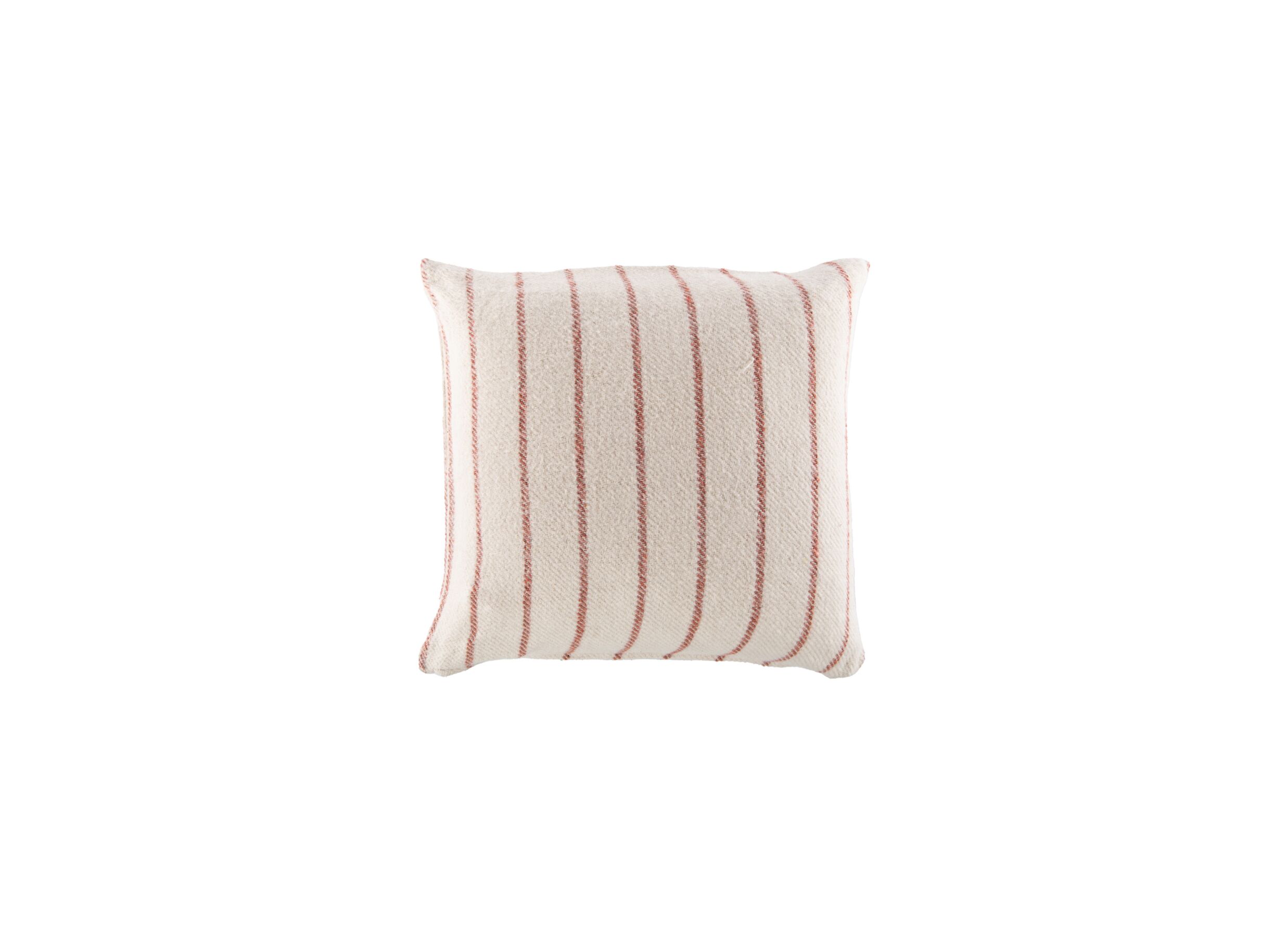 Plus Important - Coussin Alma 45x45cm - coton & fibre de polyester - rouge