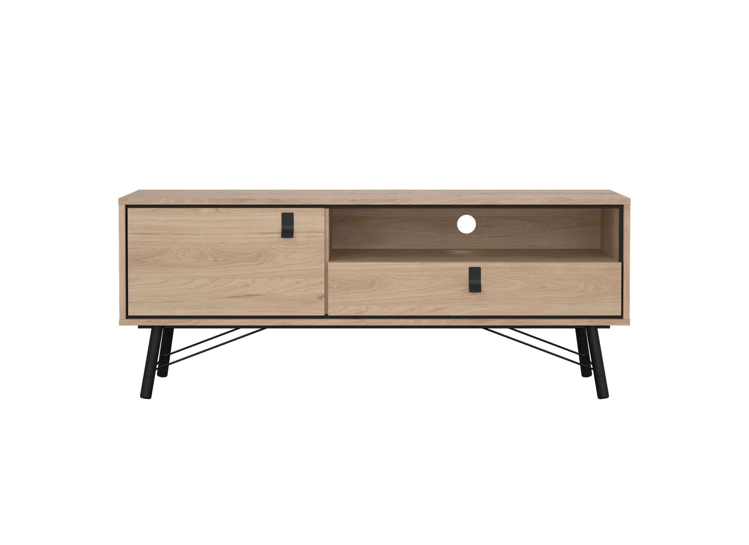 Aperçu - Meuble TV Ry 151cm - décor - marron & noir