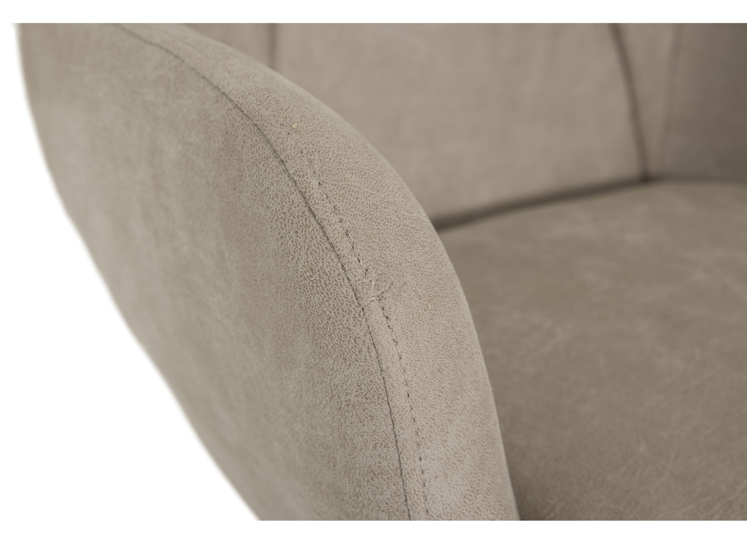Chaise Nelson 58x63x85cm - tissu - toffee