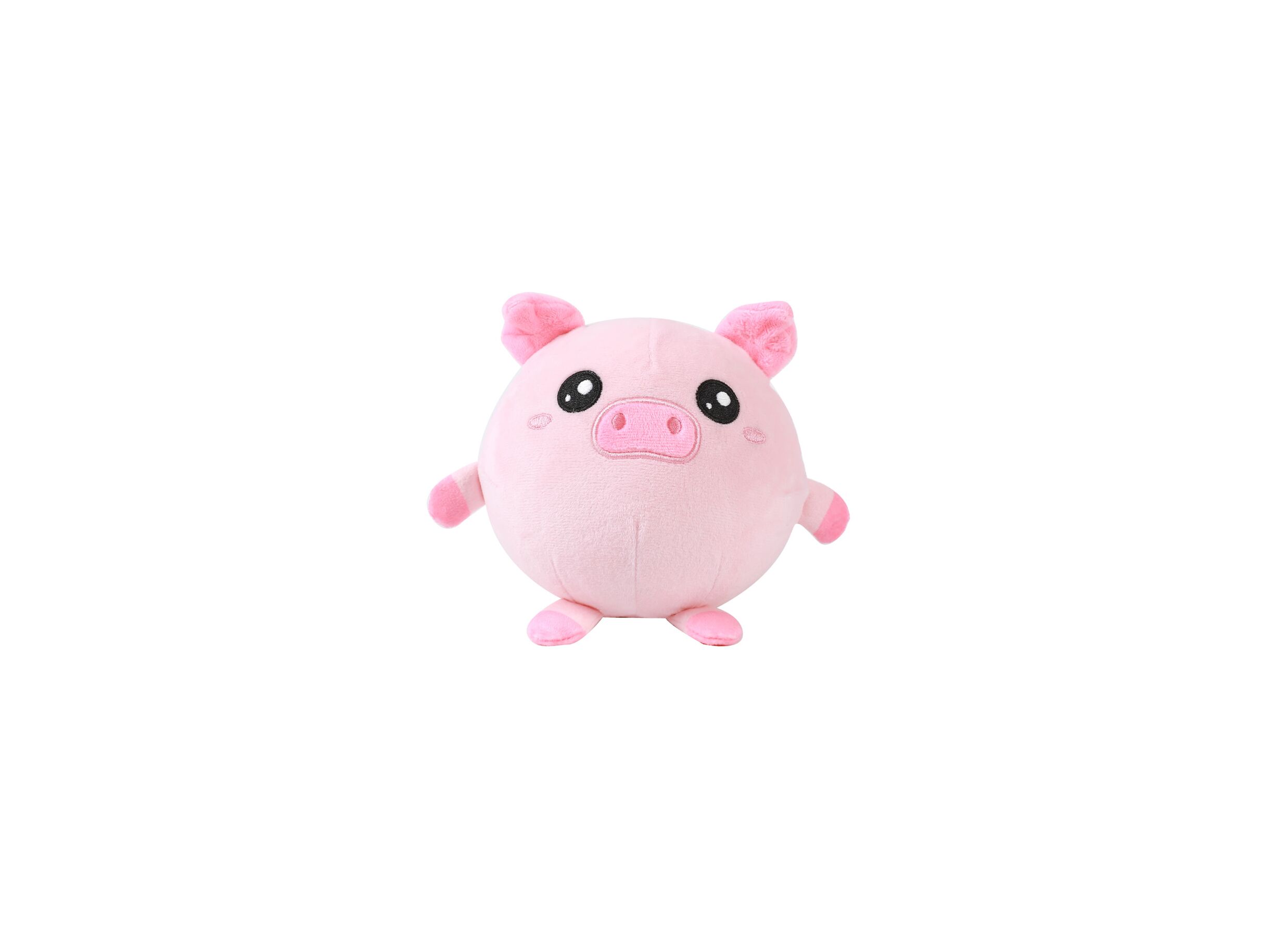 Kussen Squishy Piggy Ø13cm - stof - roze - Kussen Squishy Piggy Ø13cm - stof - roze