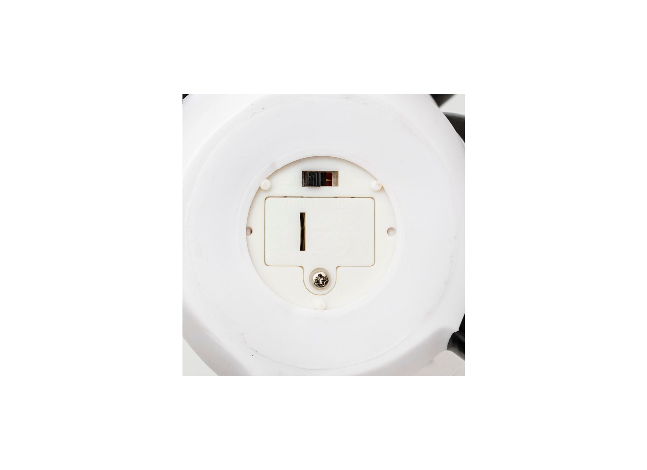 Detail - Veilleuse Panda H13,5cm - plastique - blanc/noir batterie incluse