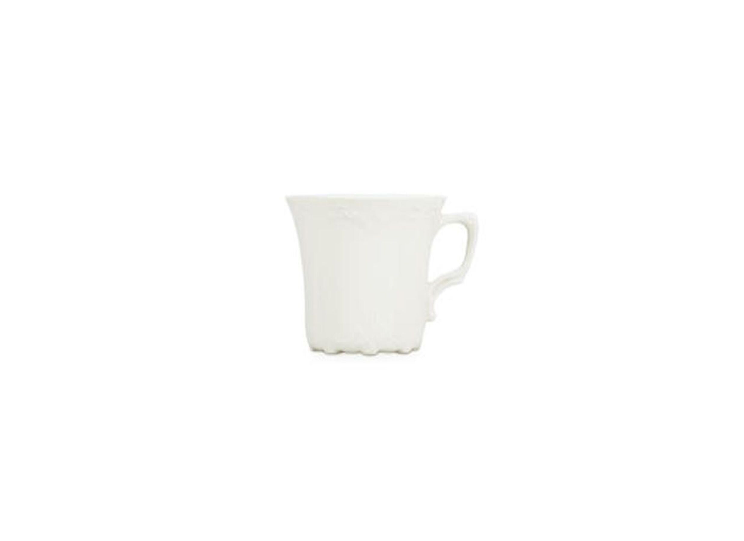 Plus Important - Tasse à café Retro 20cl - porcelaine - ivoire