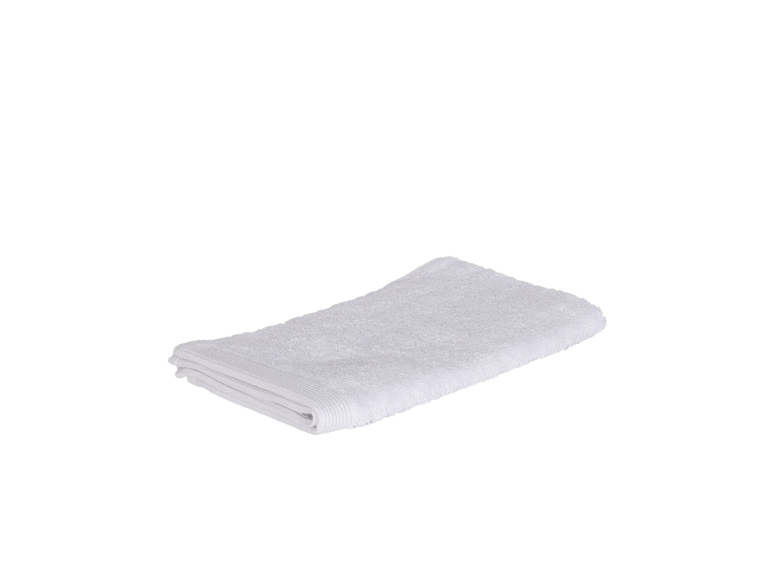 Gastendoekje Flora 30x50cm - katoen - wit - Serviette invité Flora 30x50cm - coton - blanc