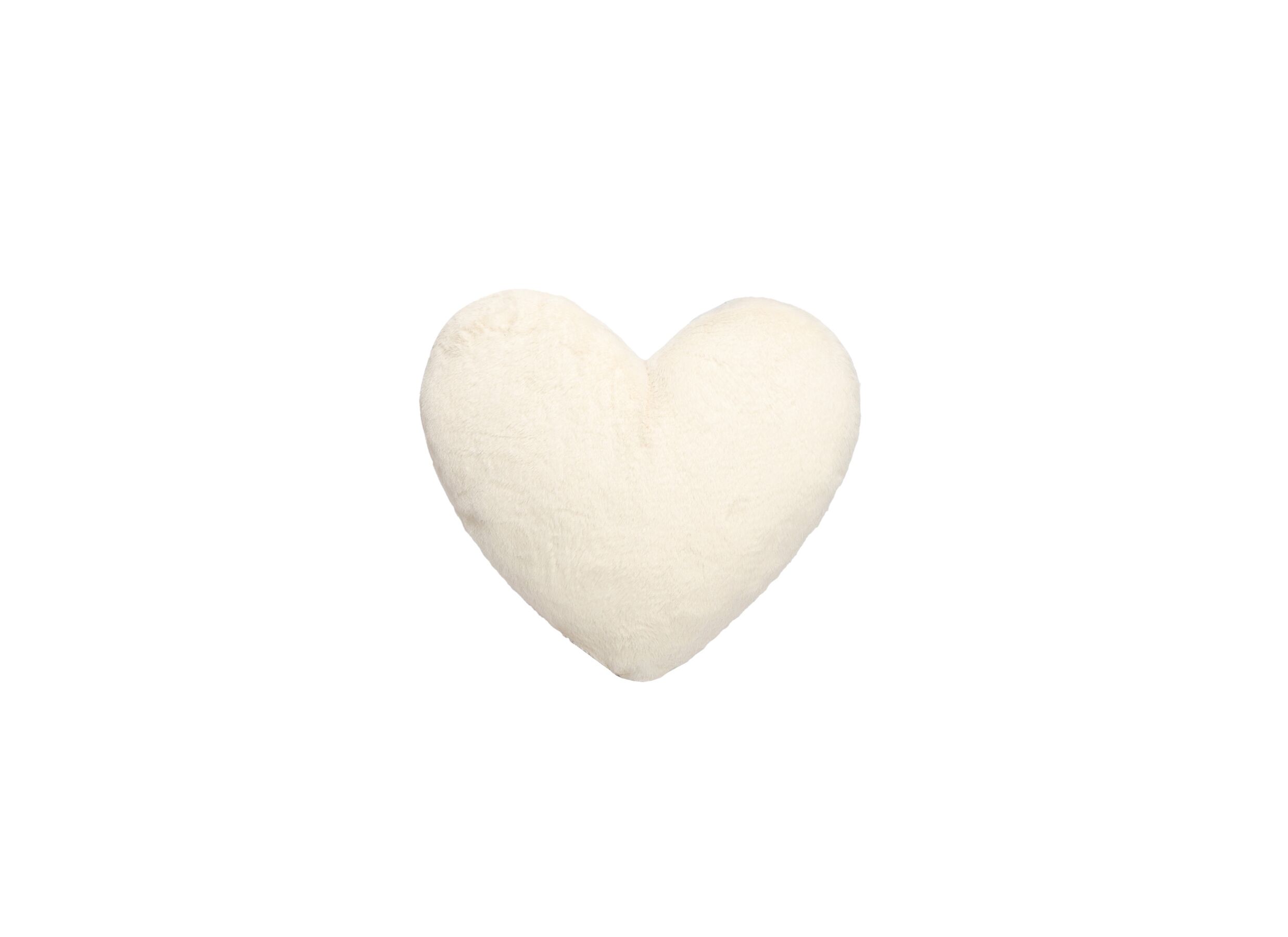 Plus Important - Coussin Love in the air 40x40cm - fausse fourrure - offwhite