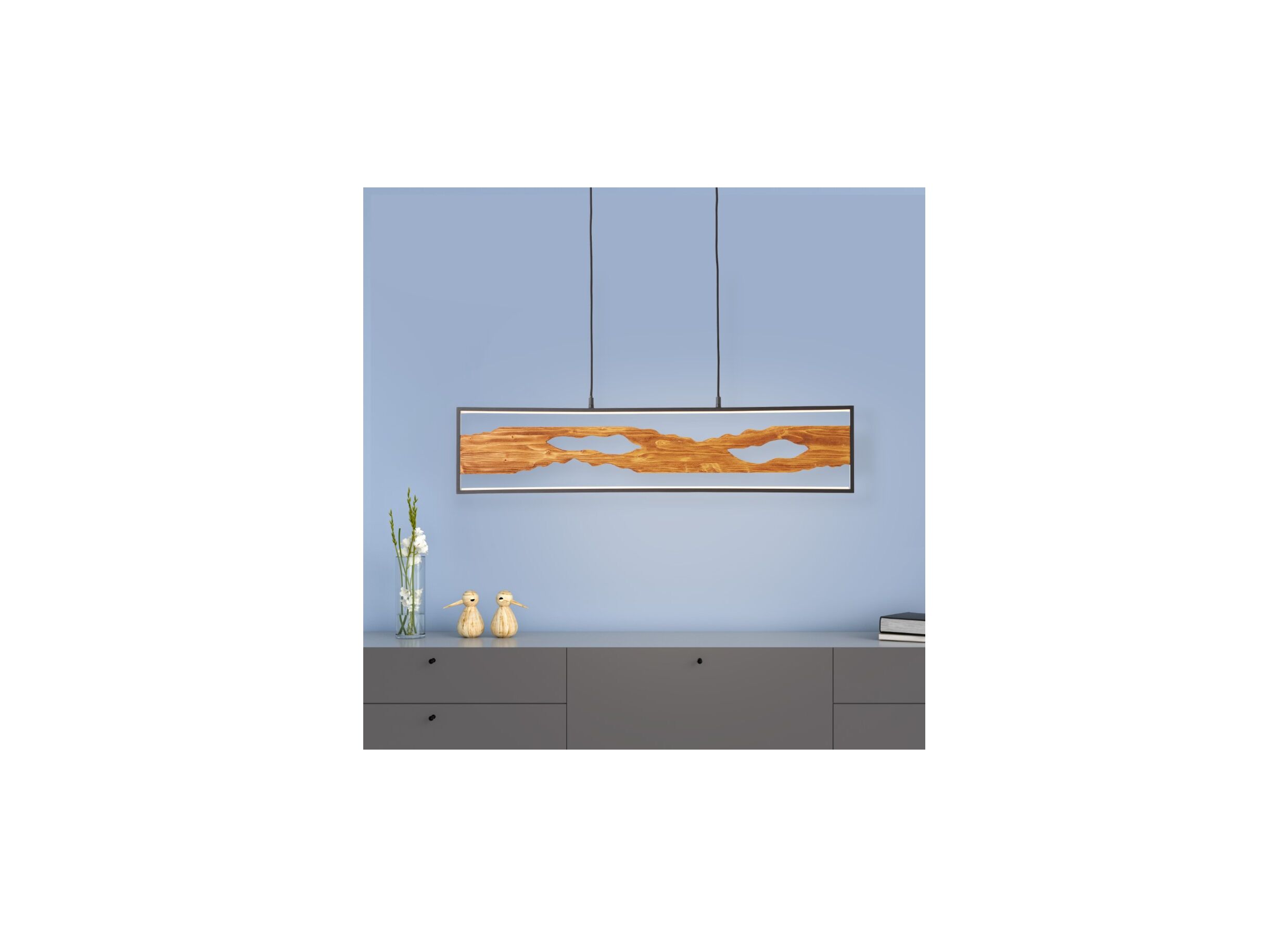 Foto ambiance - Suspension Chaumont 100x8,5x150cm 20W LED