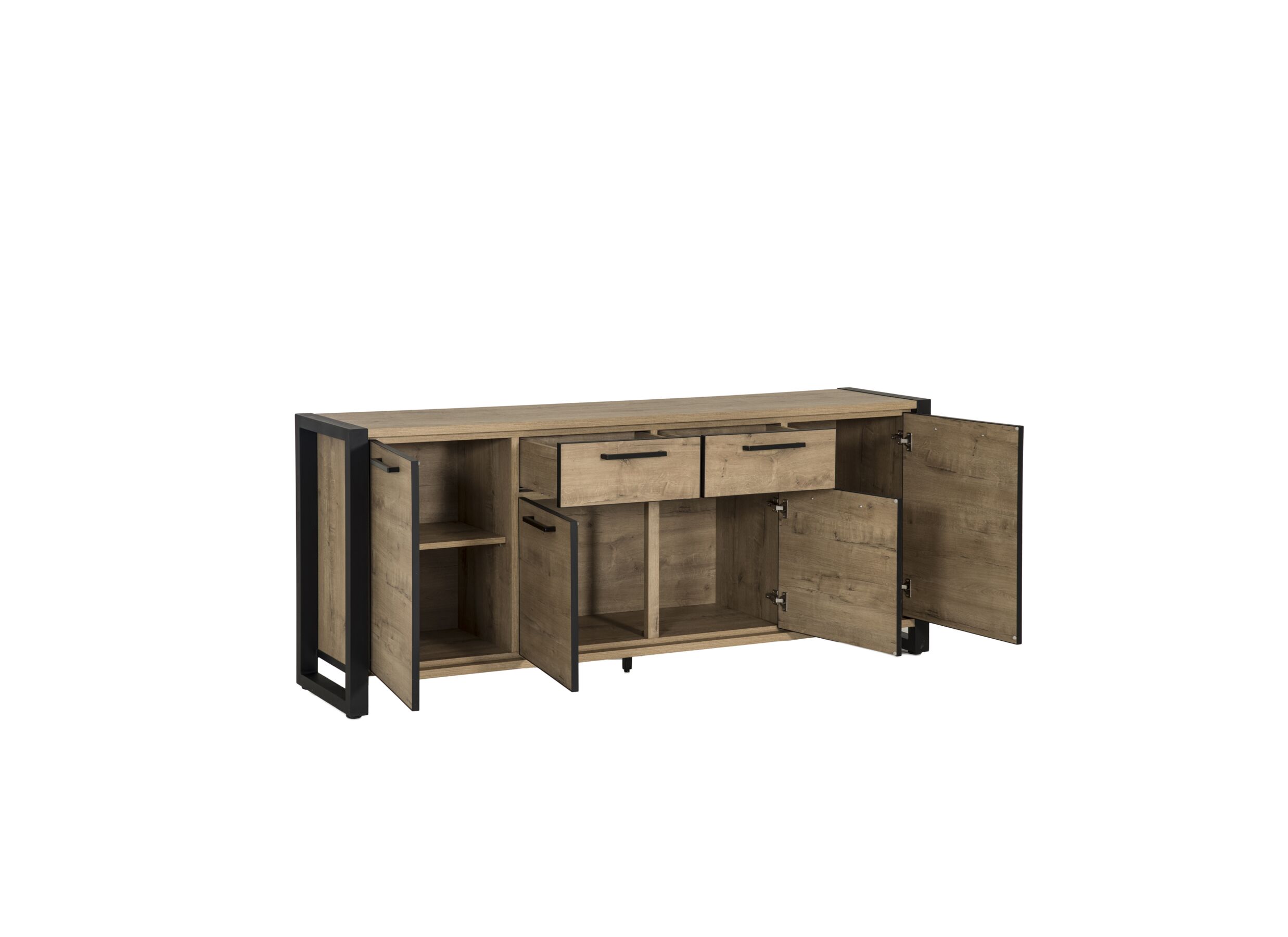 Indeling - Dressoir Cronos 218cm - decor eik - naturel