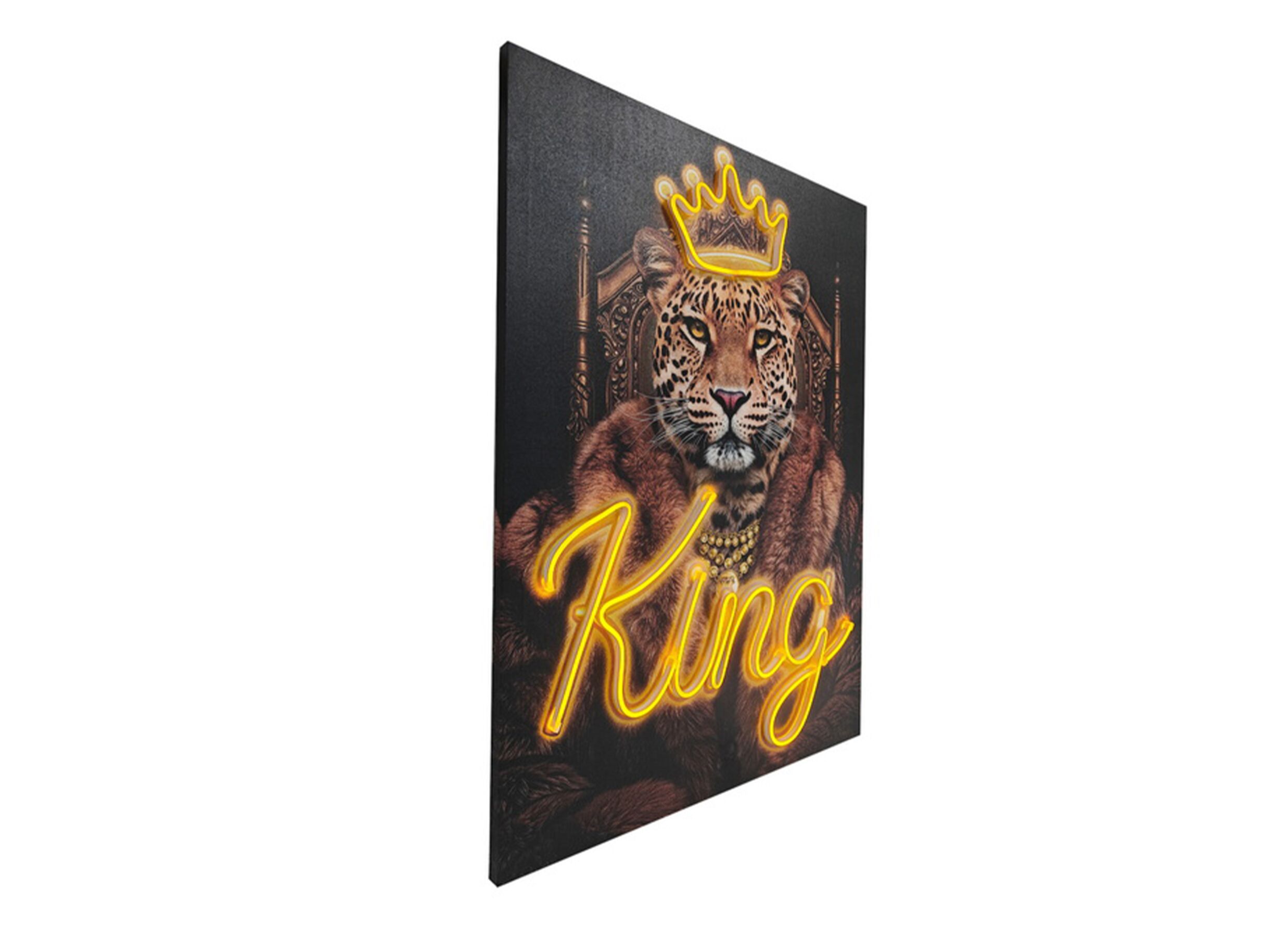 Overzichtsfoto - Print op canvas King LED 60x80cm