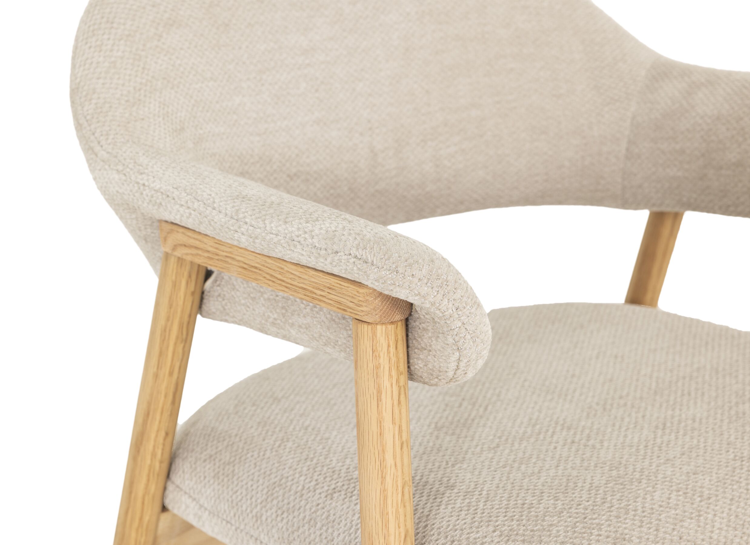 Detail - Chaise Hierro 60x57x80cm - tissu - beige