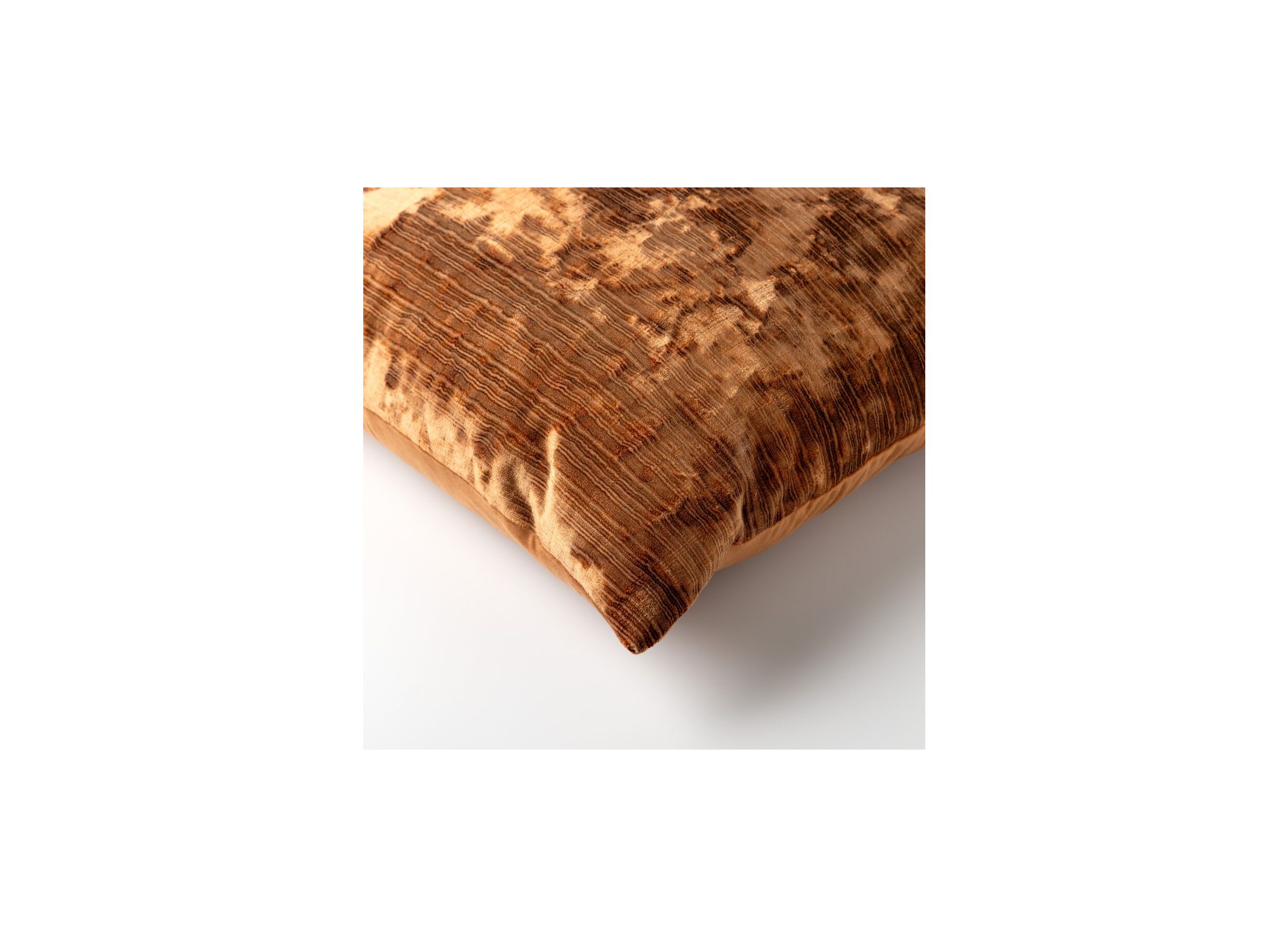 Detailfoto - Kussen Amber 45x45cm - stof - brown patina