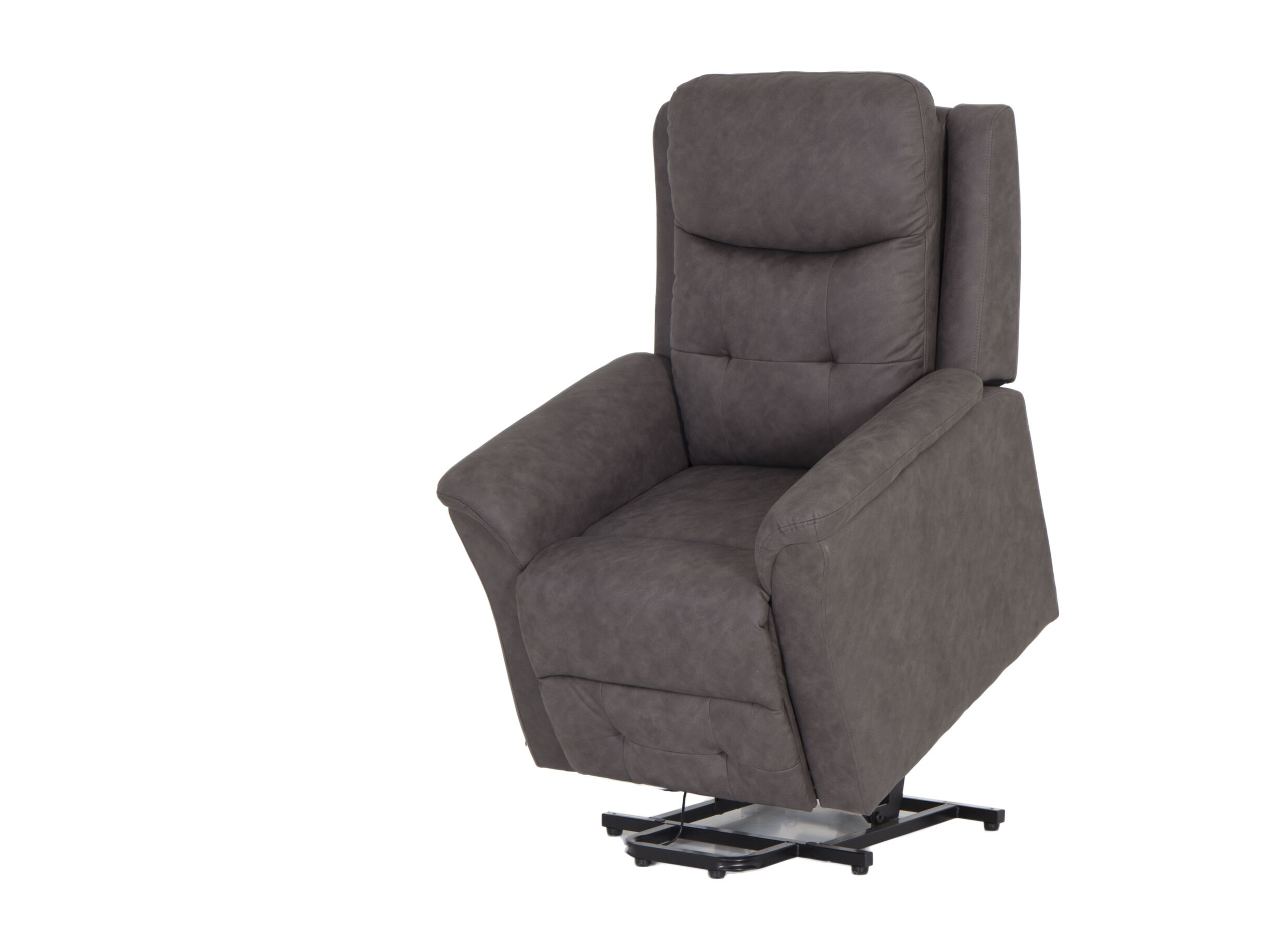 Relaxzetel Cosima elektrisch - stof - grijs