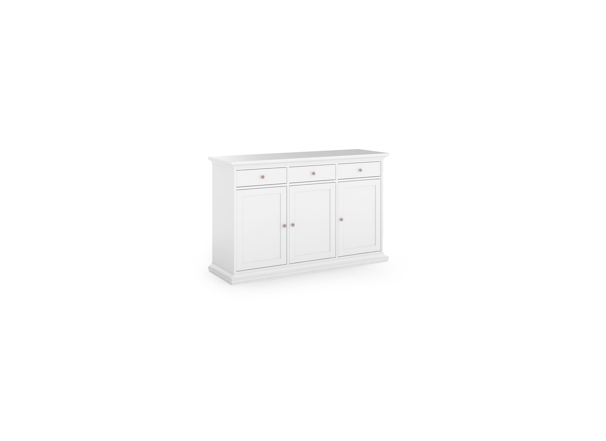 Buffet Paris 144cm - Buffet Paris 144cm - panneau décor - blanc