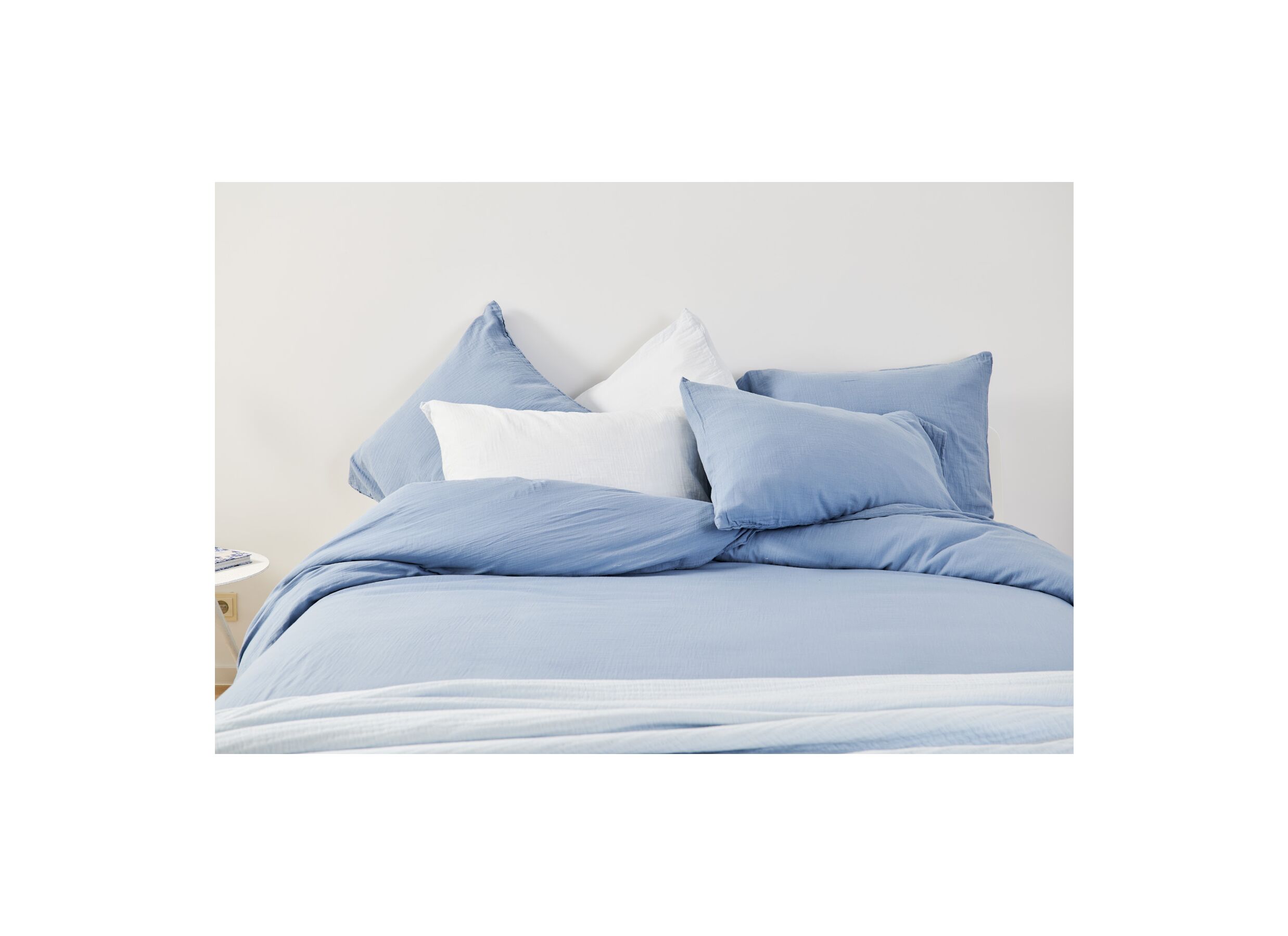 Aperçu - Housse de couette 240x200/220cm - tétra coton - jeans