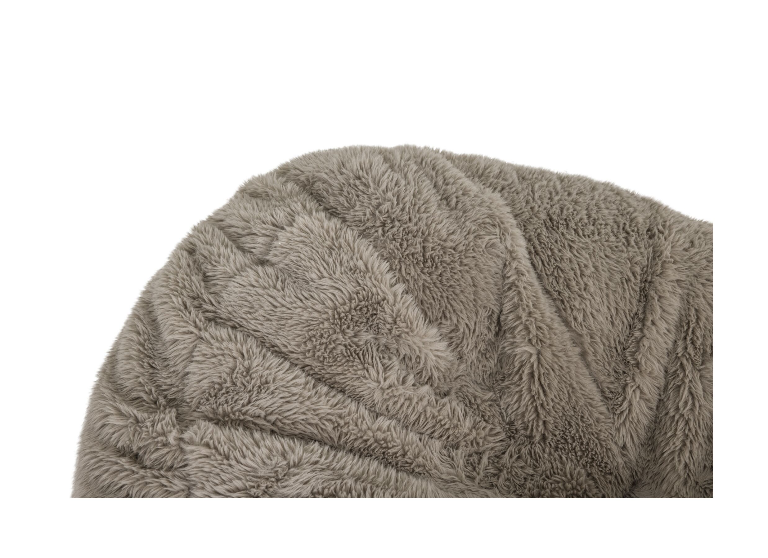 Detail - Pouf poire Colorado Mika tissu - taupe