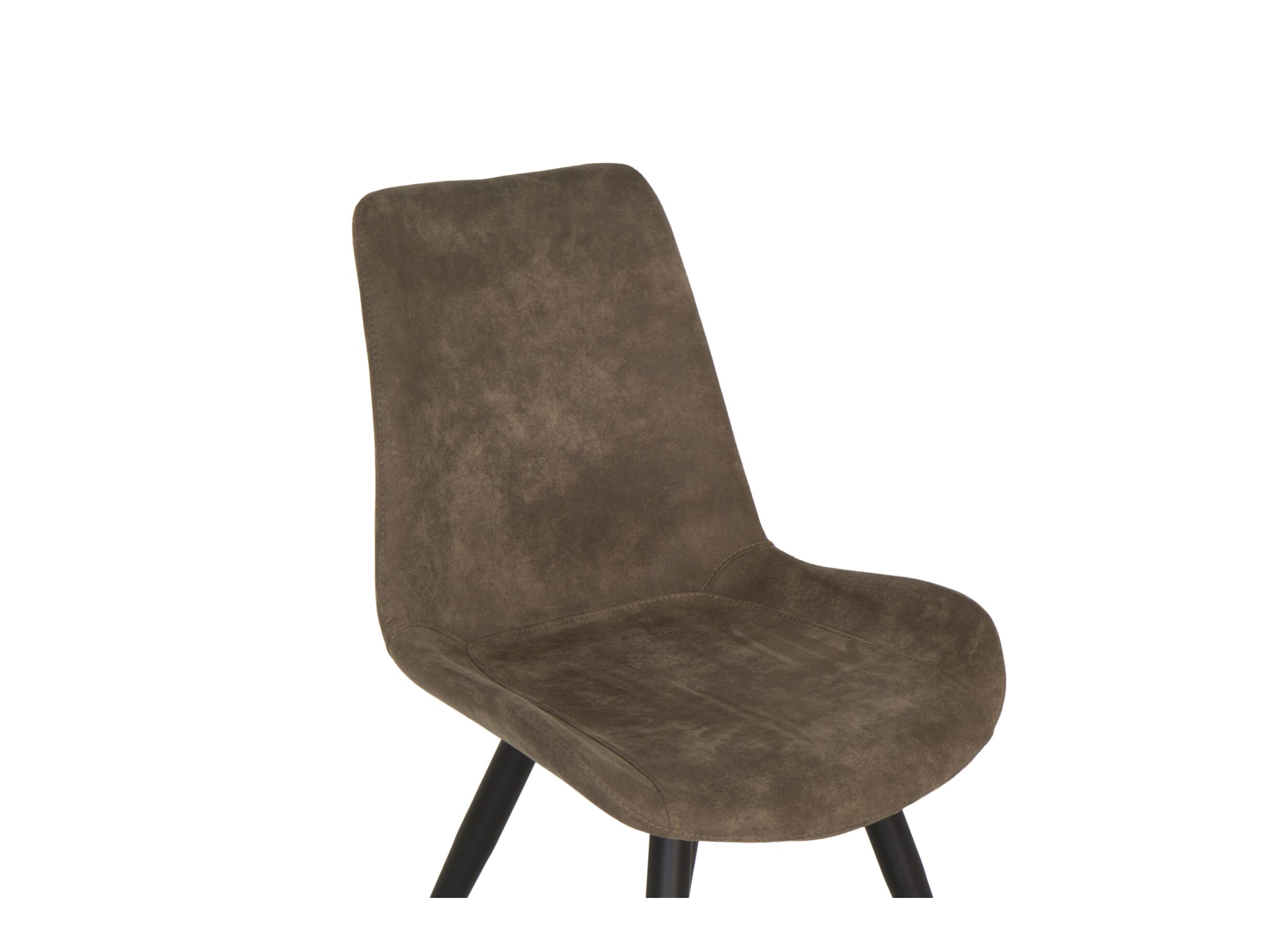 Chaise Fuel 52x60x85,5cm - acier - marron