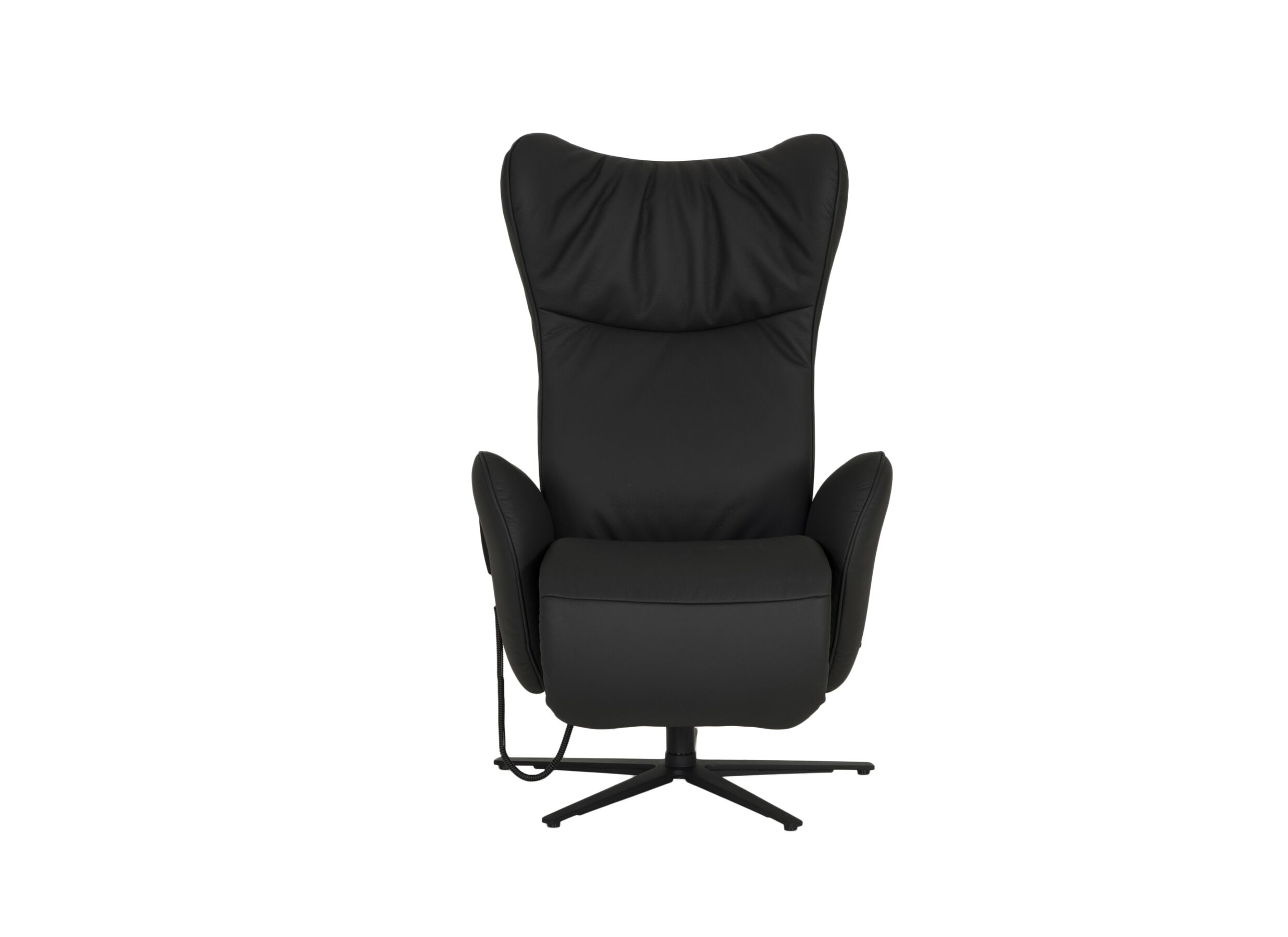 Overzichtsfoto - Relaxzetel 7589.22V+Z60 elektrisch - leder - zwart