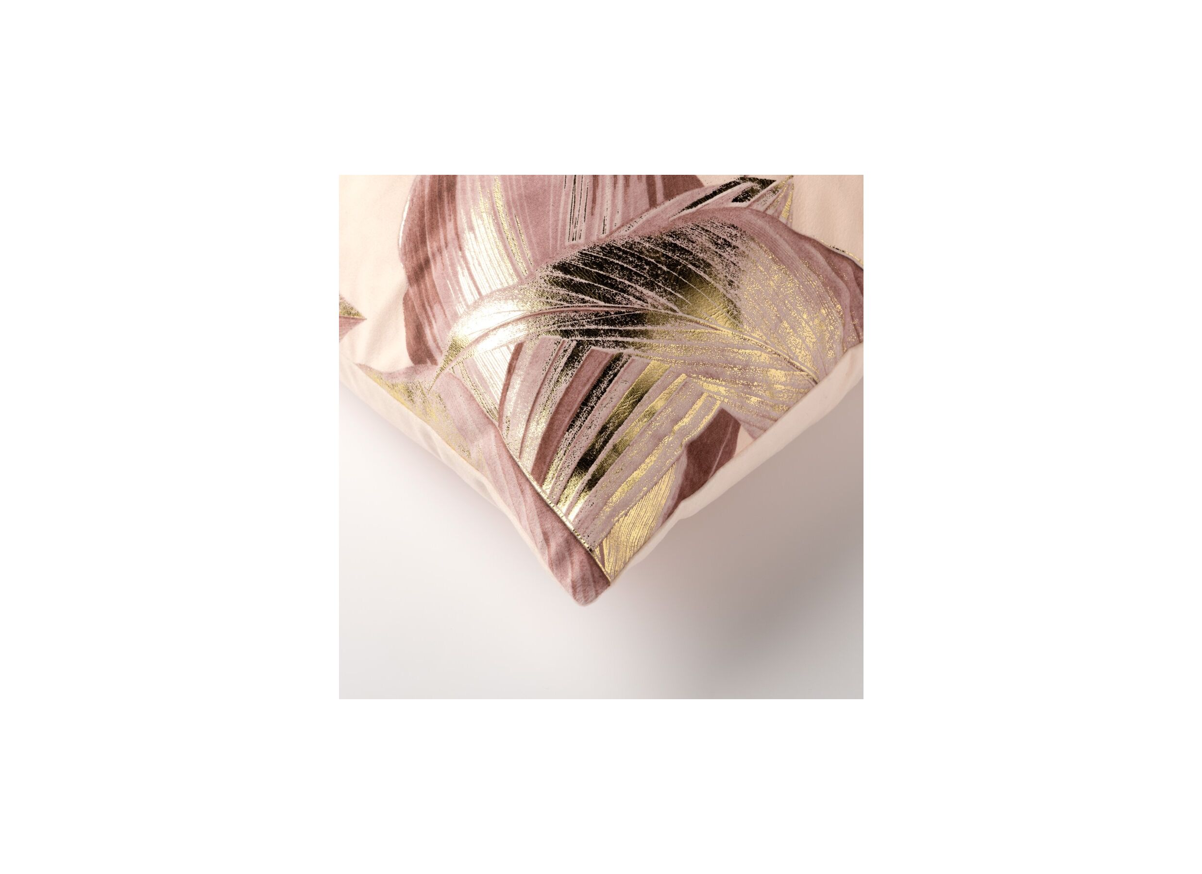 Detail - Coussin Maysa 45x45cm - tissu - rose