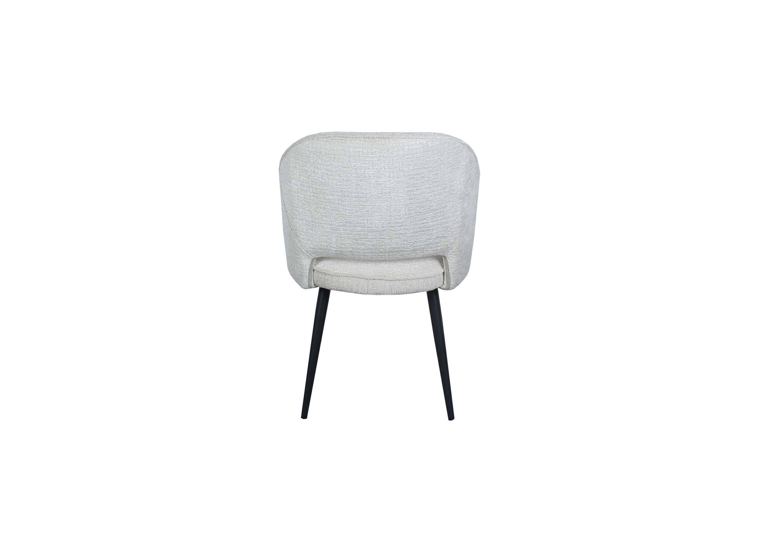 Stoel Manfredi 55x55x84cm - stof - cream