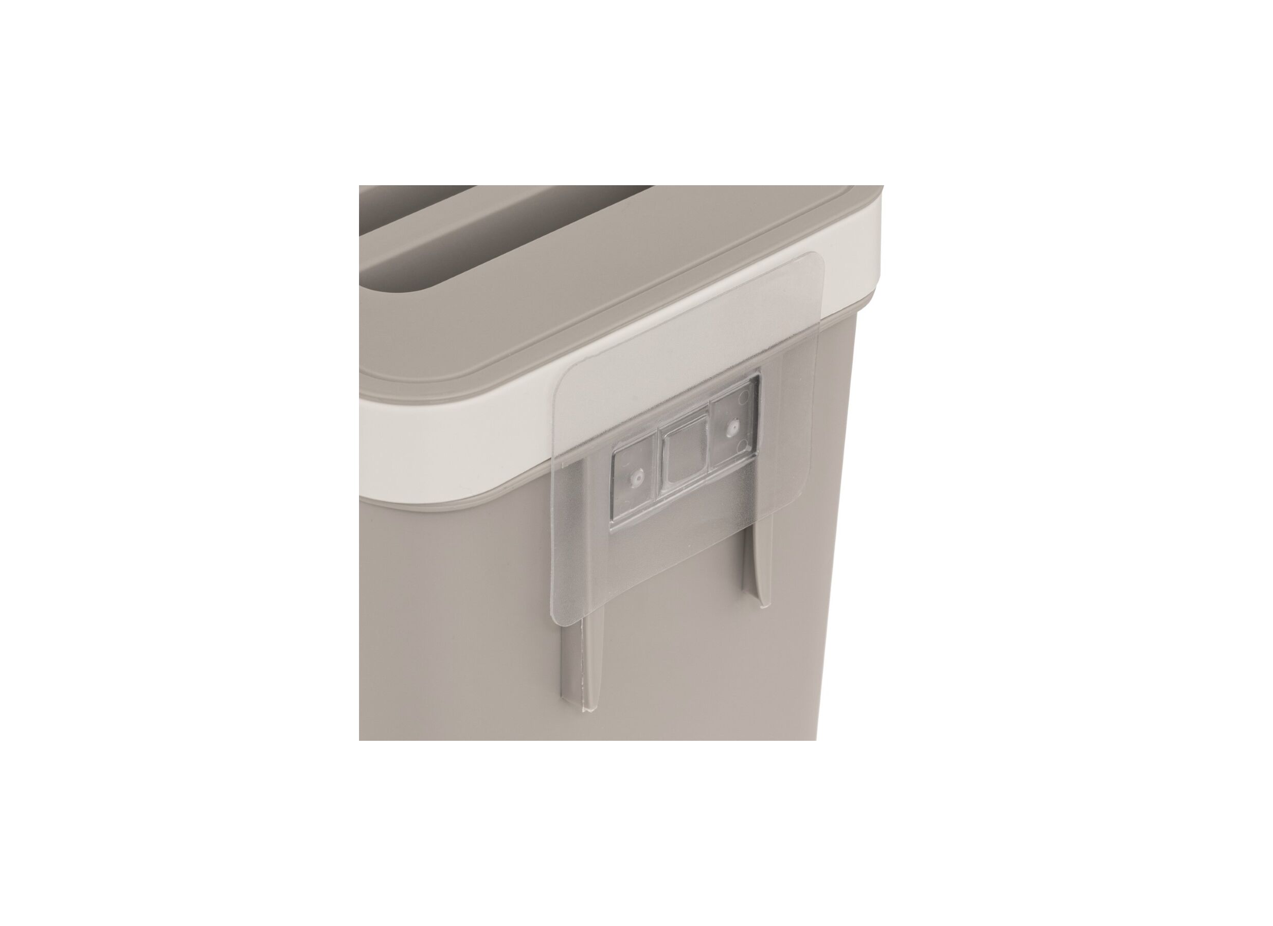 Detailfoto - Tafelafvalemmer Compost 5L - kunststof - taupe