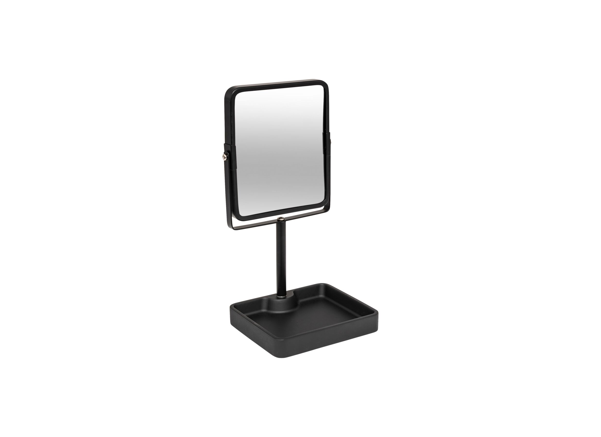 Hoofdfoto - Make-up spiegel 15,2x12n8x30cm - metaal/glas/kunststof - zwart
