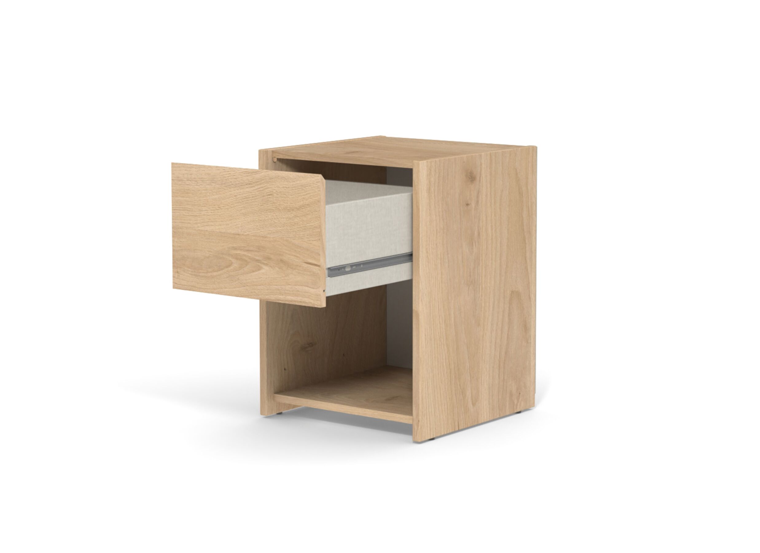 Disposition - Table de chevet Mosaik 40x40x54cm - décor - hickory