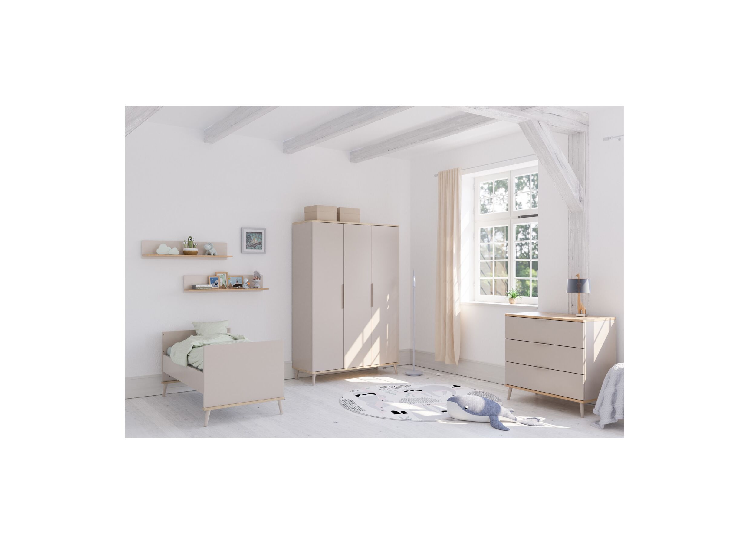 Photo ensemble - Garde-robe Hazel 131cm