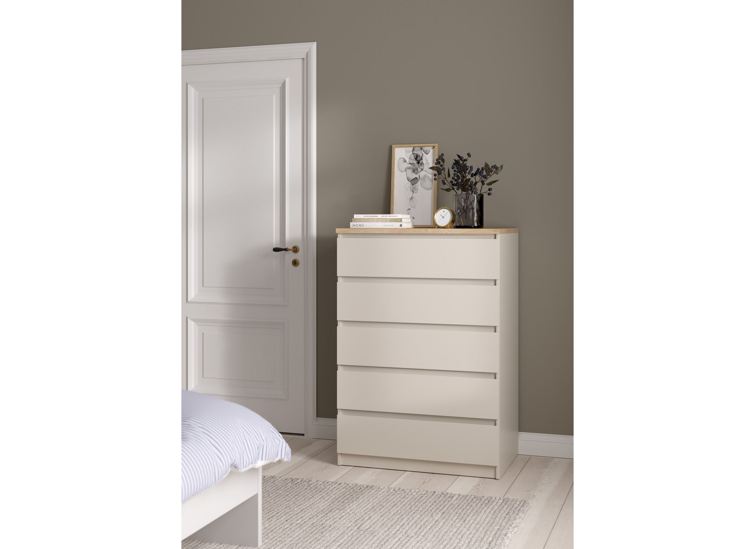 Foto ambiance - Commode Naia 77x50x112cm - décor - cashmere/jackson hickory