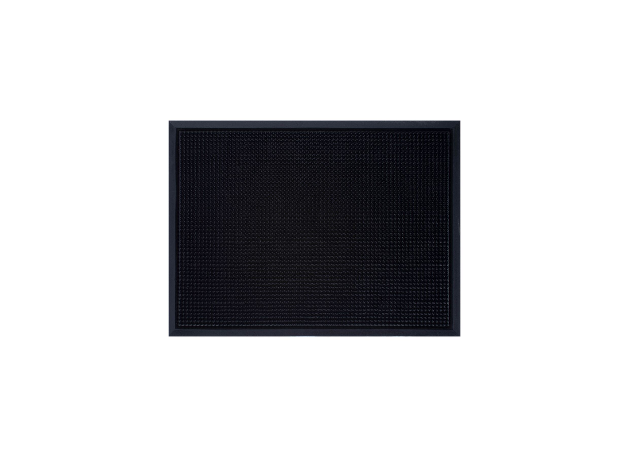 Paillasson caoutchouc clouté 45x60cm noir - Paillasson caoutchouc clouté 60x45cm caoutchouc noir