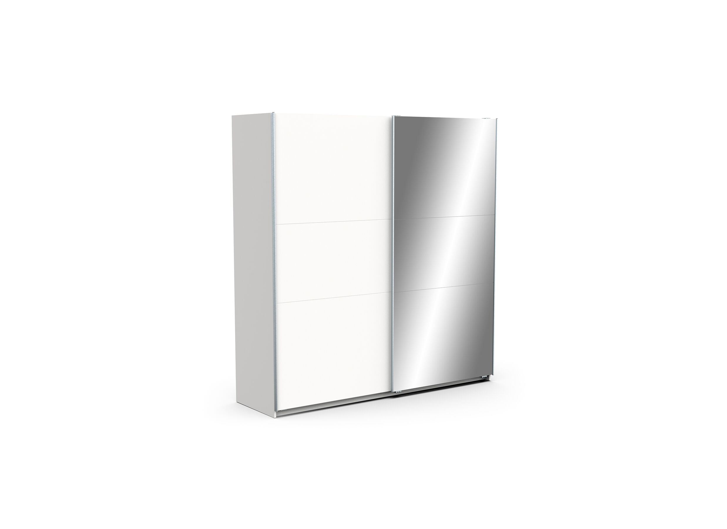 Armoire à portes coulissantes Ghost 200cm - Armoire à portes coulissantes Ghost 195cm - décor - blanc