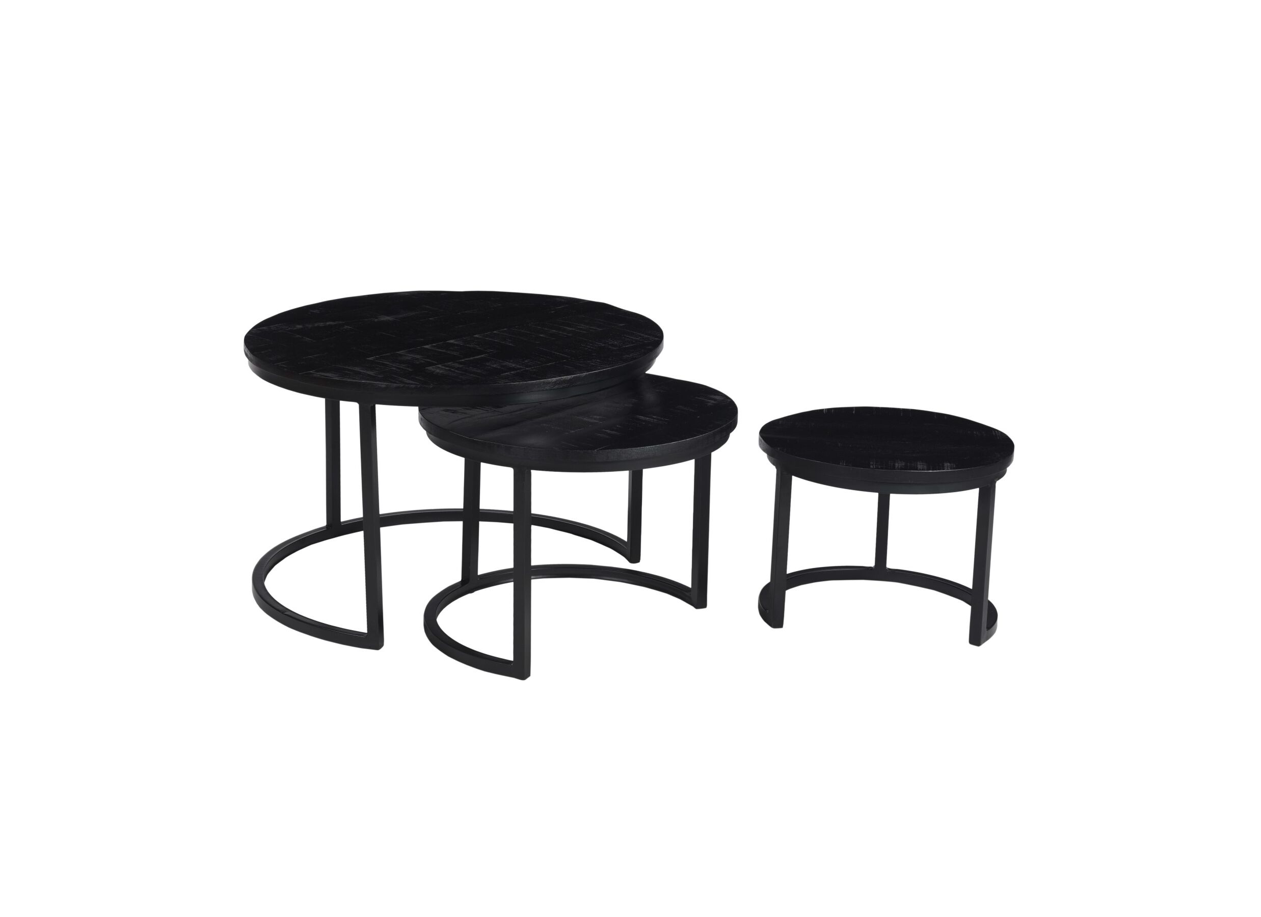 Aperçu - Table d'appoint Celeste Ø70cm lot de 3