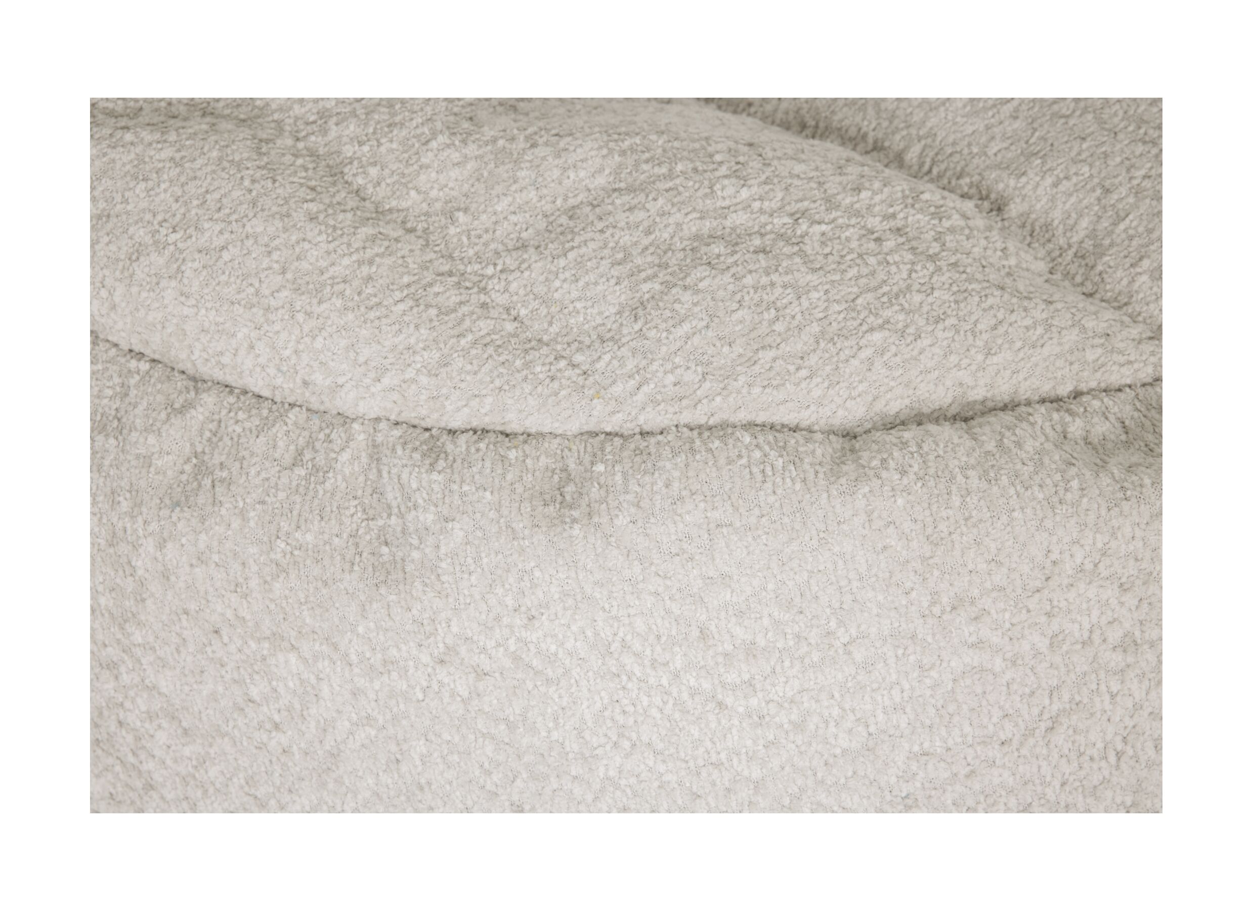 Detail - Pouf poire Rimo Coral tissu - beige