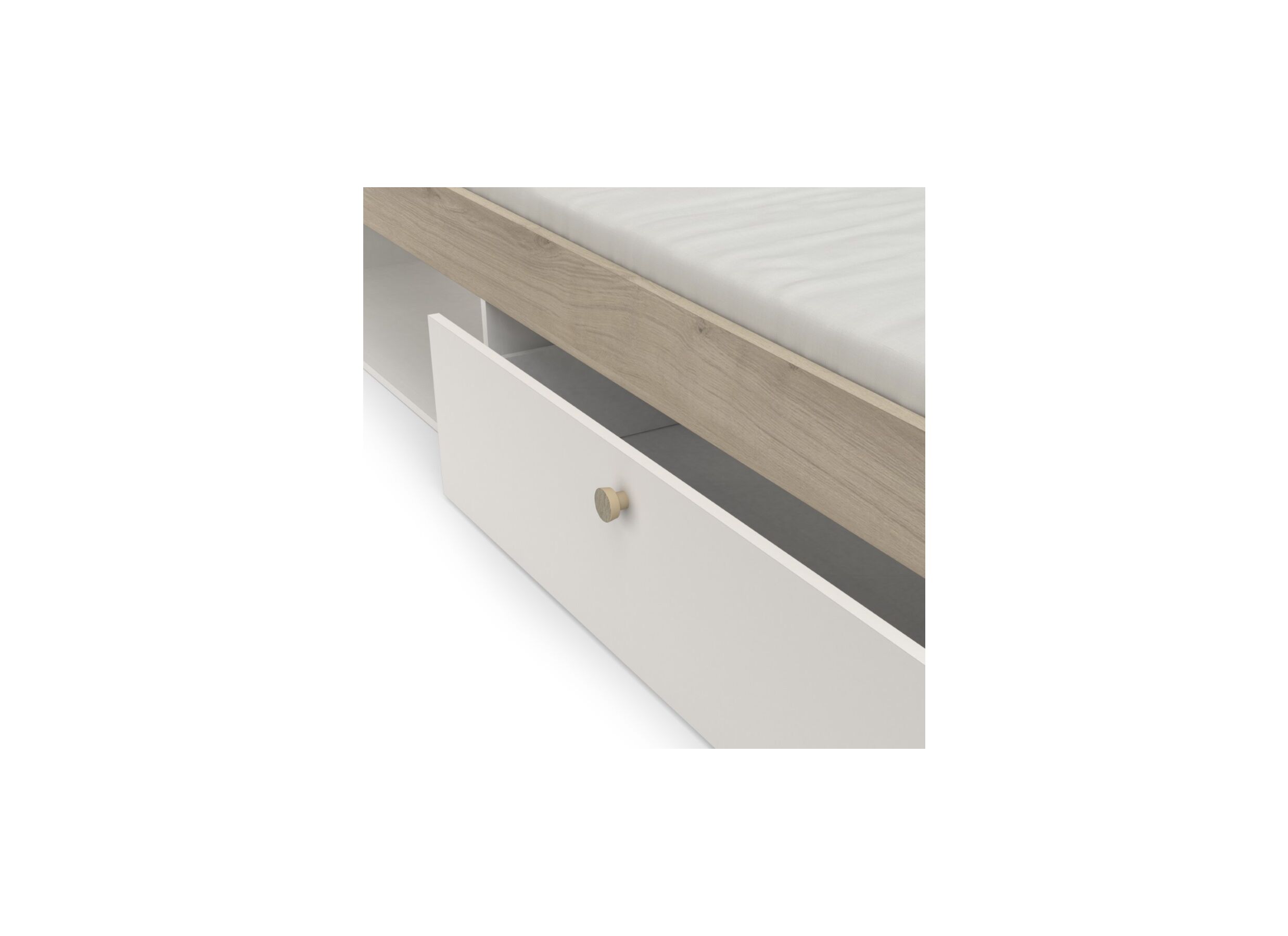 Lit Life 90x190/200cm avec rangement