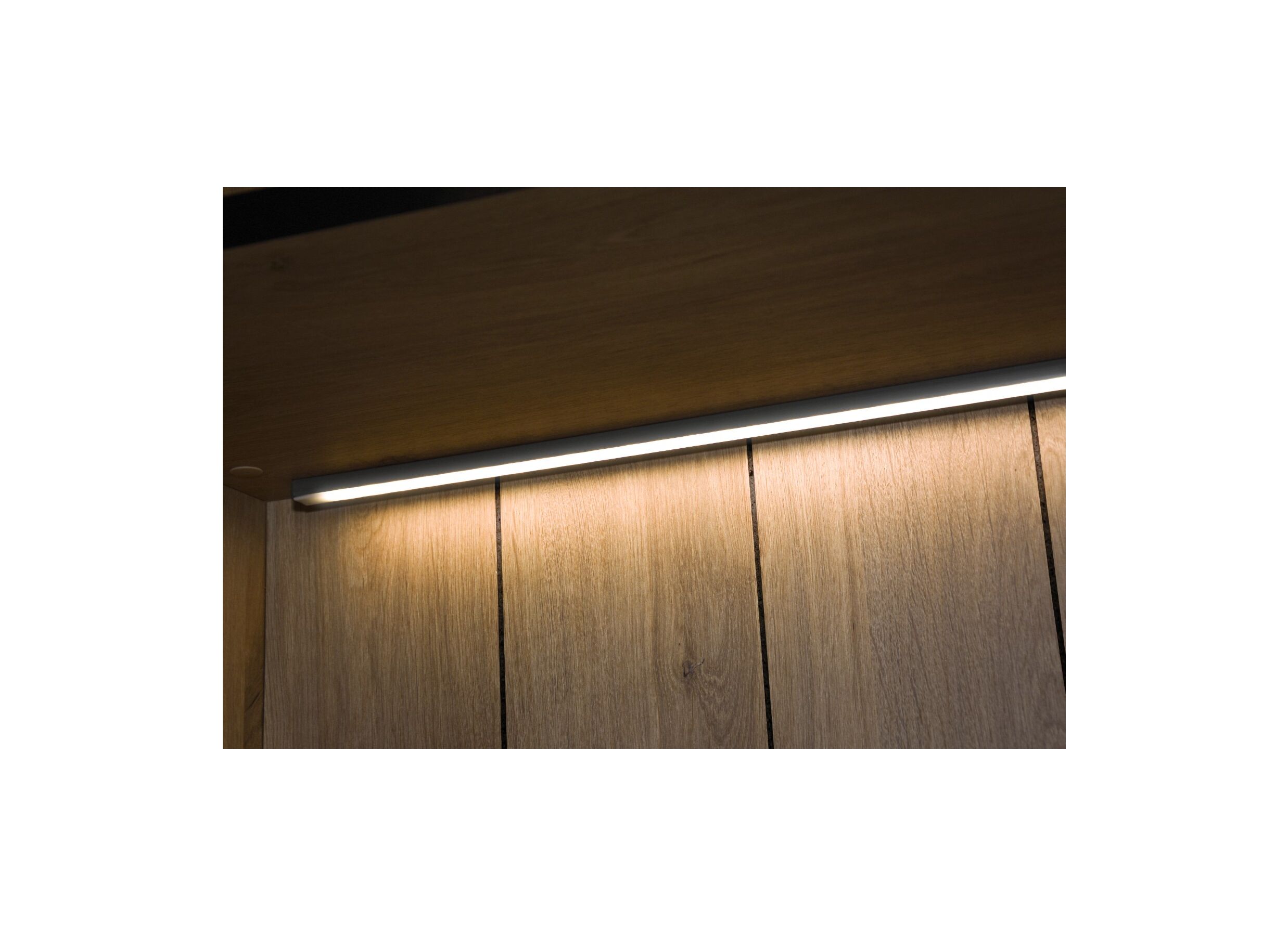 Detailfoto - LED verlichting Valencia met 1 glasdeur