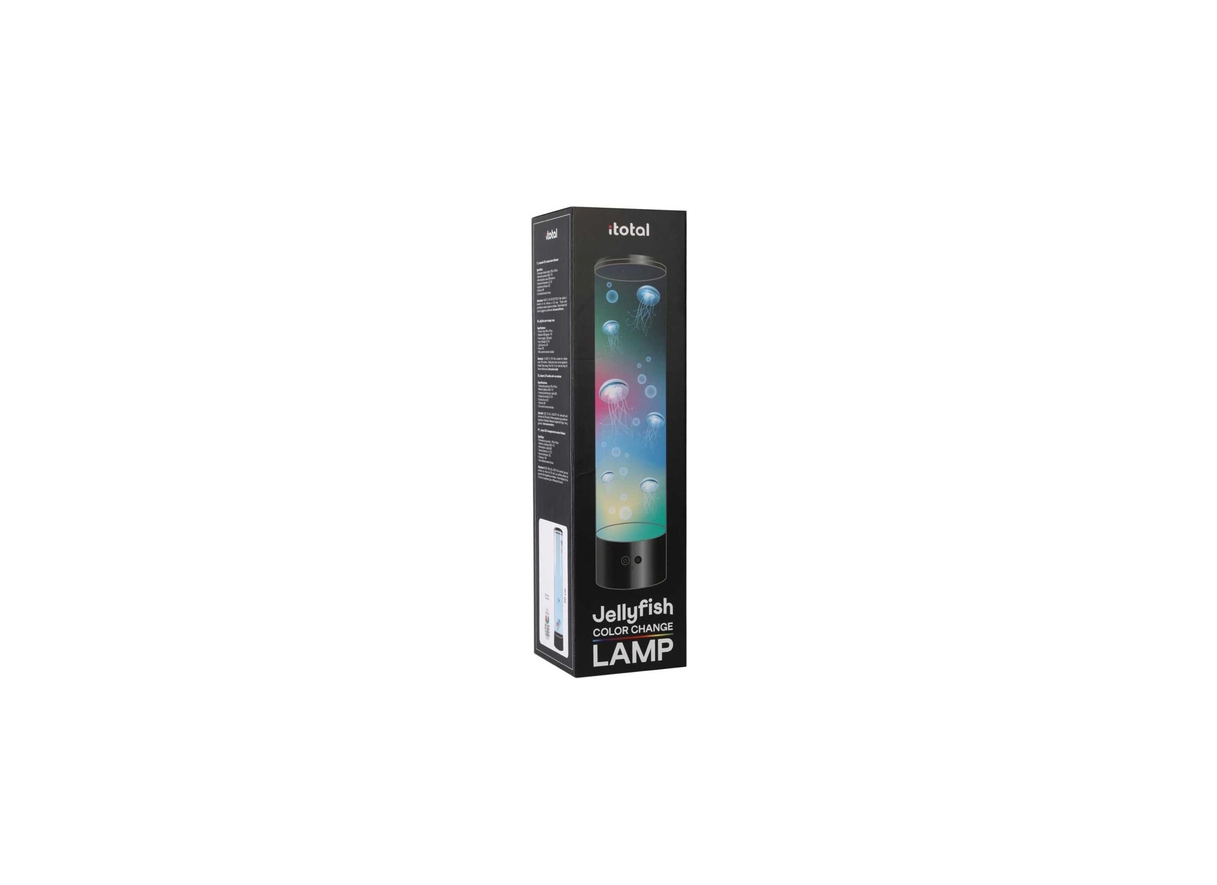 Overzichtsfoto - LED lamp Jellyfish met afstandsbediening H70cm - kunststof & glas - multicolor