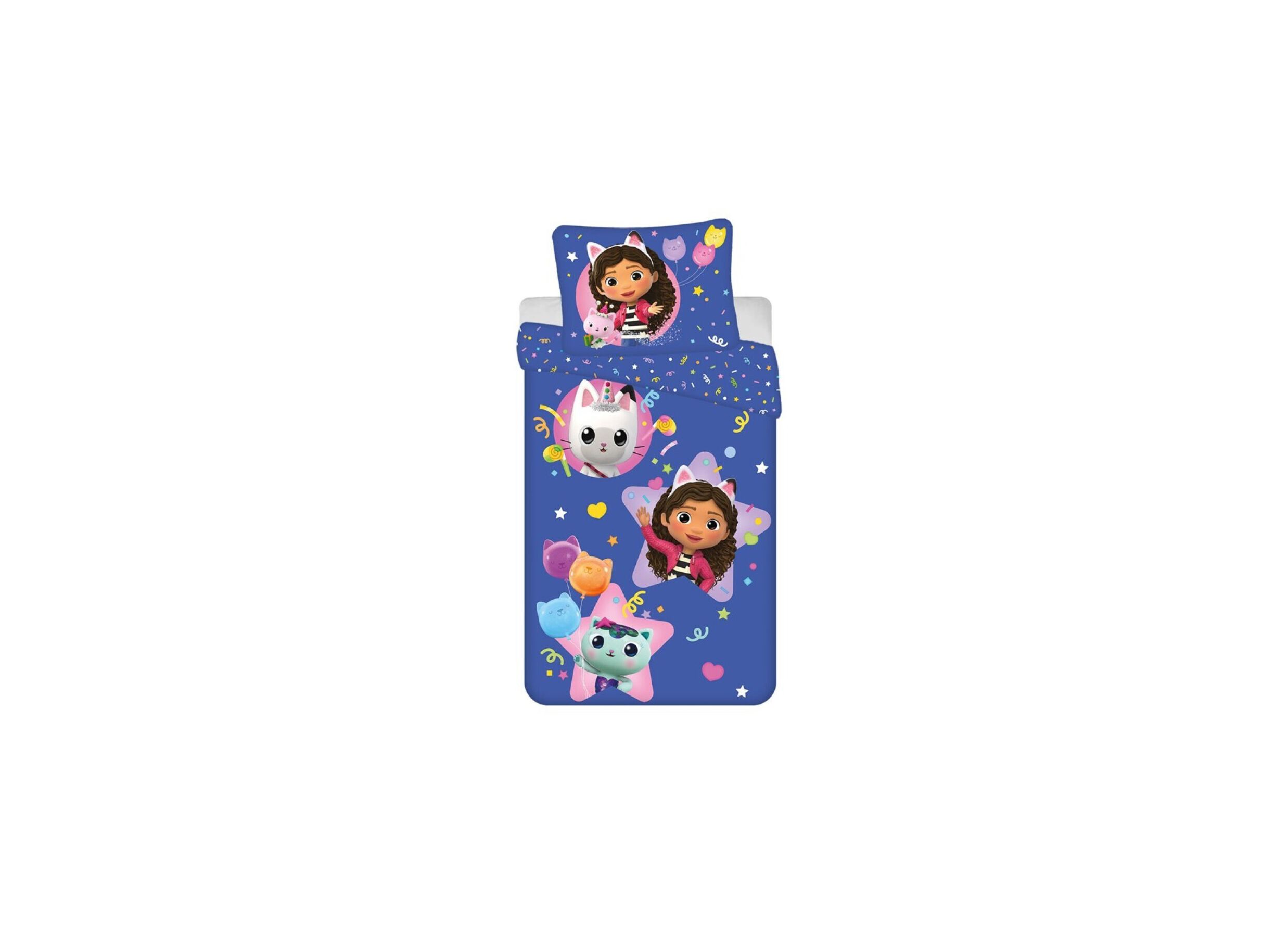 Plus Important - Housse de couette Gabby's Dollhouse 140x200cm microfibre