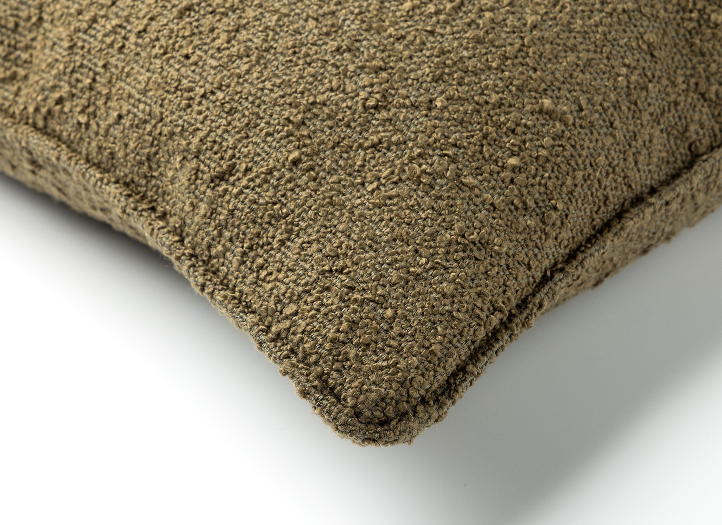 Detail - Coussin Onno 45x45cm - tissu - military olive