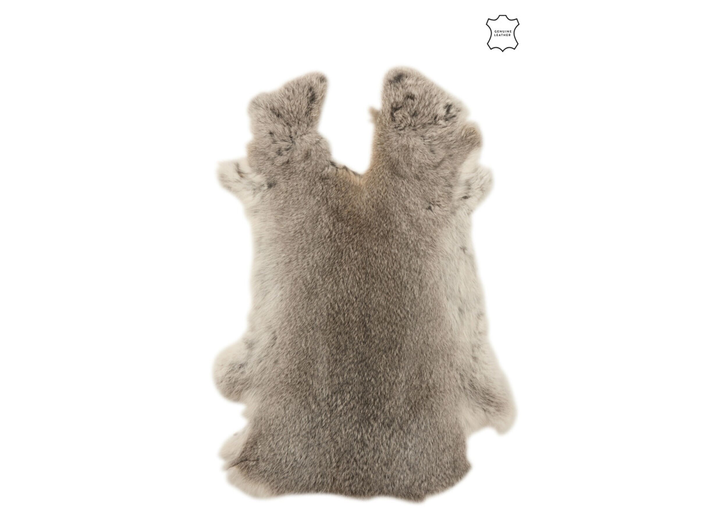 Plus Important - Fourrure de lapin 34x45cm - gris