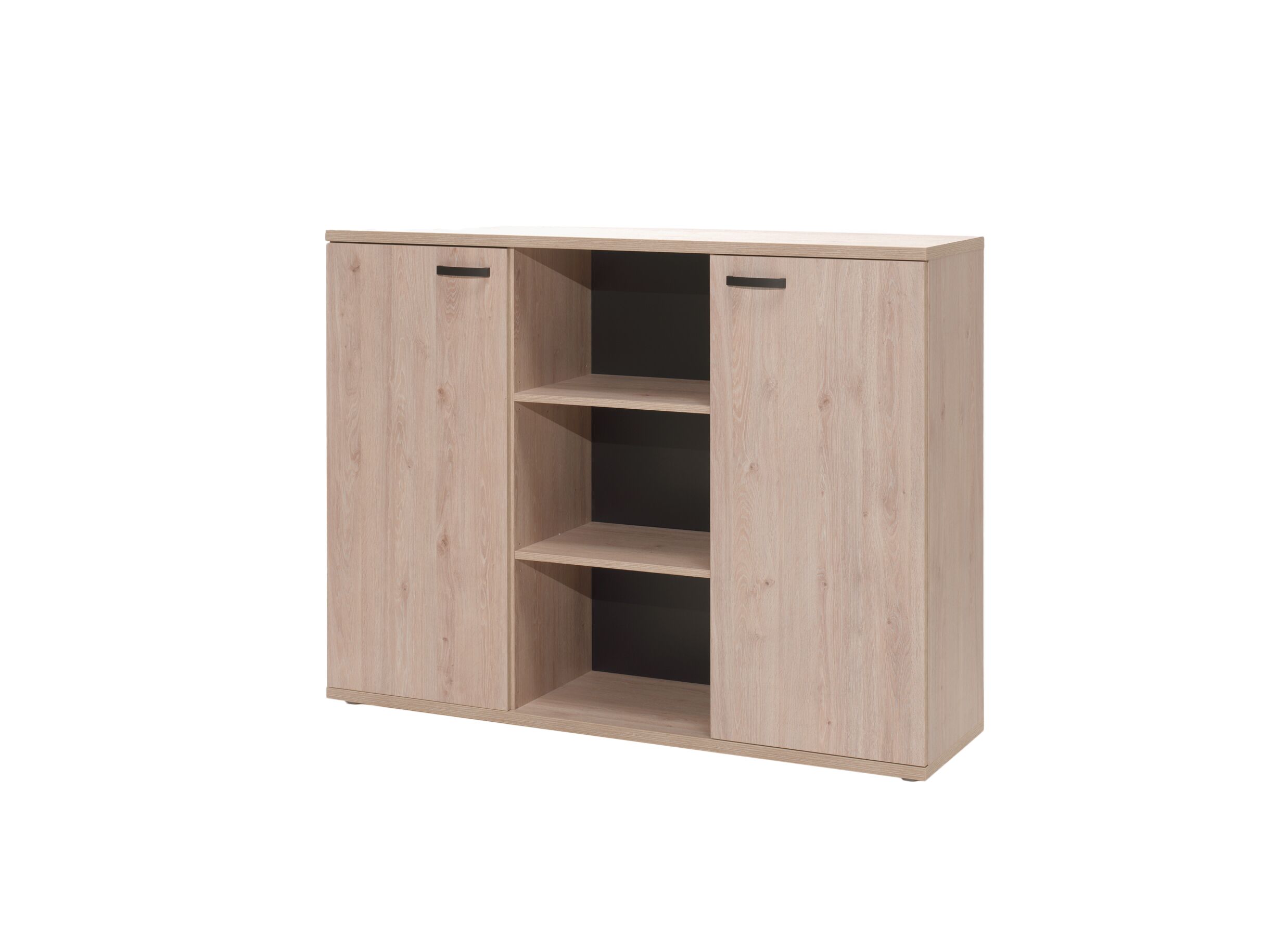 Opbergkast Rio 160x40x117cm - melamine - lente eik