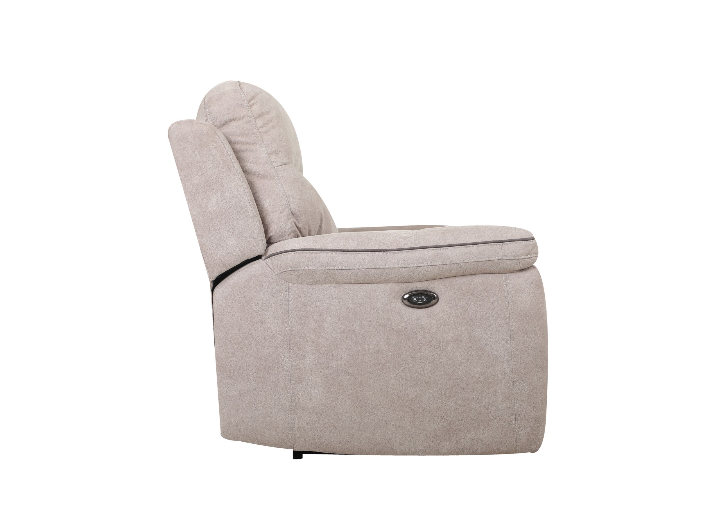 Overzichtsfoto - Zetel Judd 2,5-zit - stof - silver grey met relax