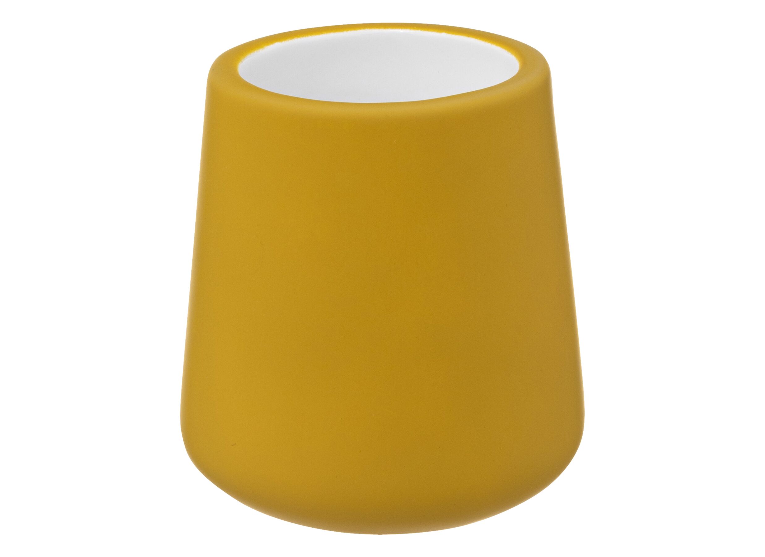 Detailfoto - Wc-borstel Cocon H40cm - stoneware - mosterd