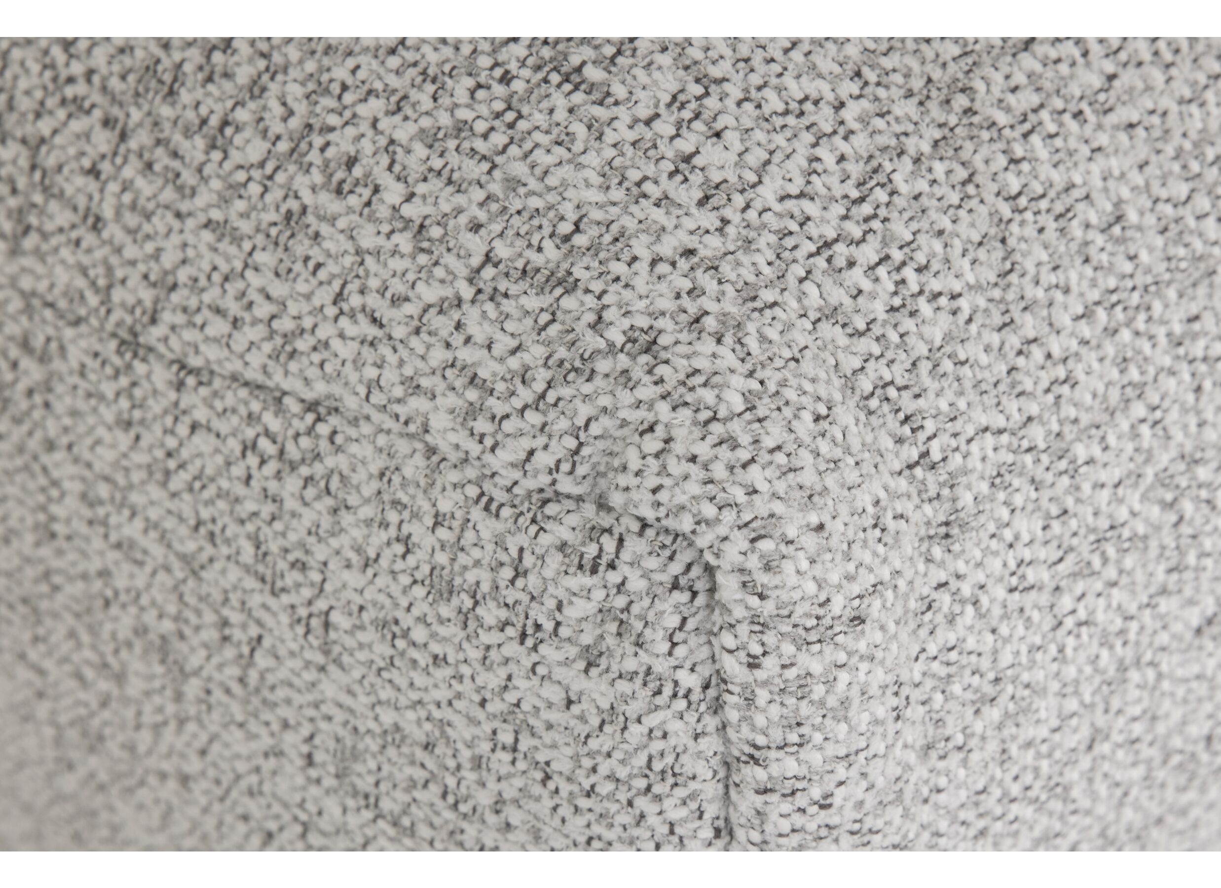 Detail - Canapé d'angle Schiva 262x173cm - tissu - gris clair