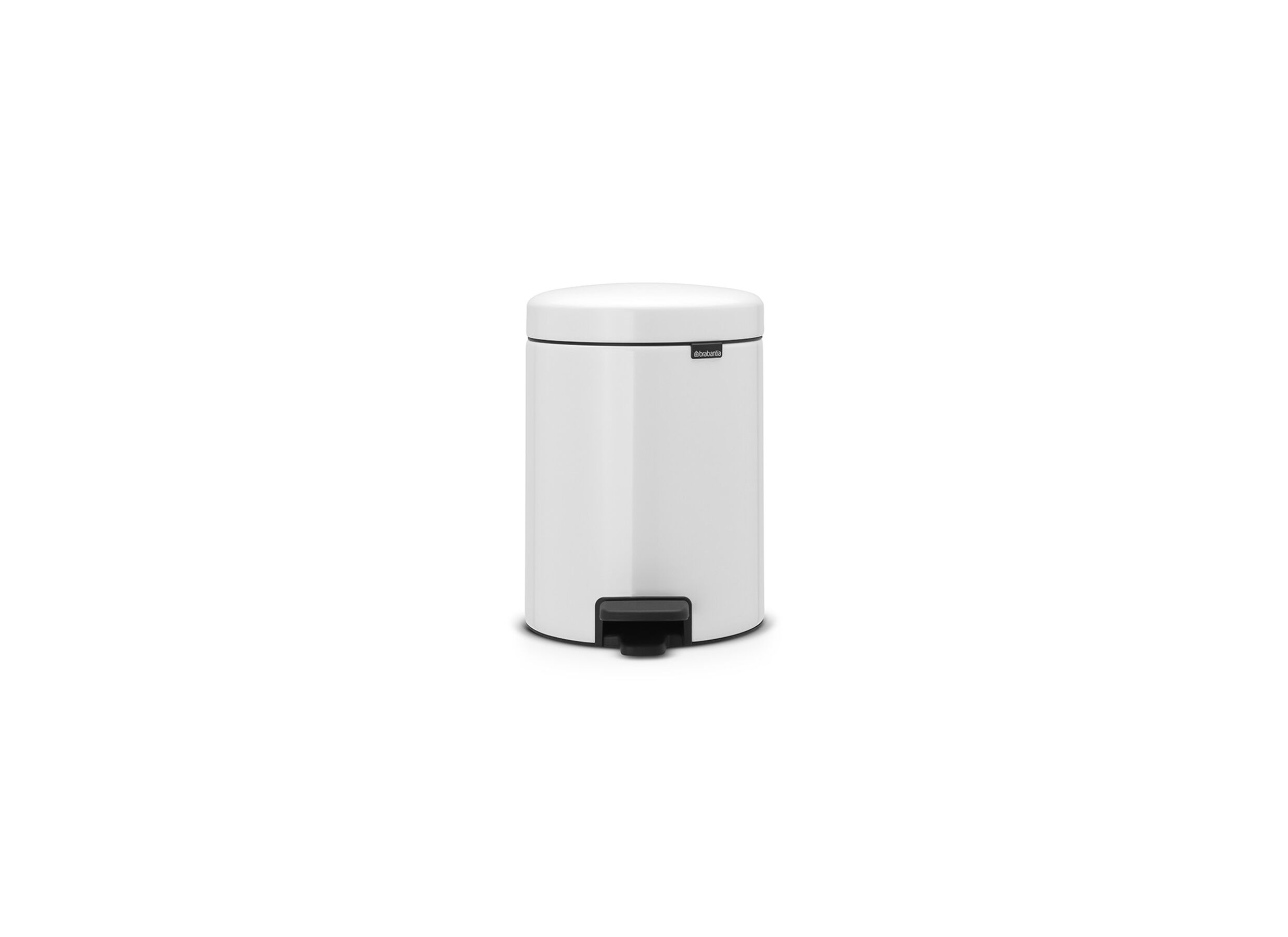 Poubelle à pédale NewIcon Brabantia 5L blanc - Poubelle à pédale NewIcon Brabantia 5L blanc