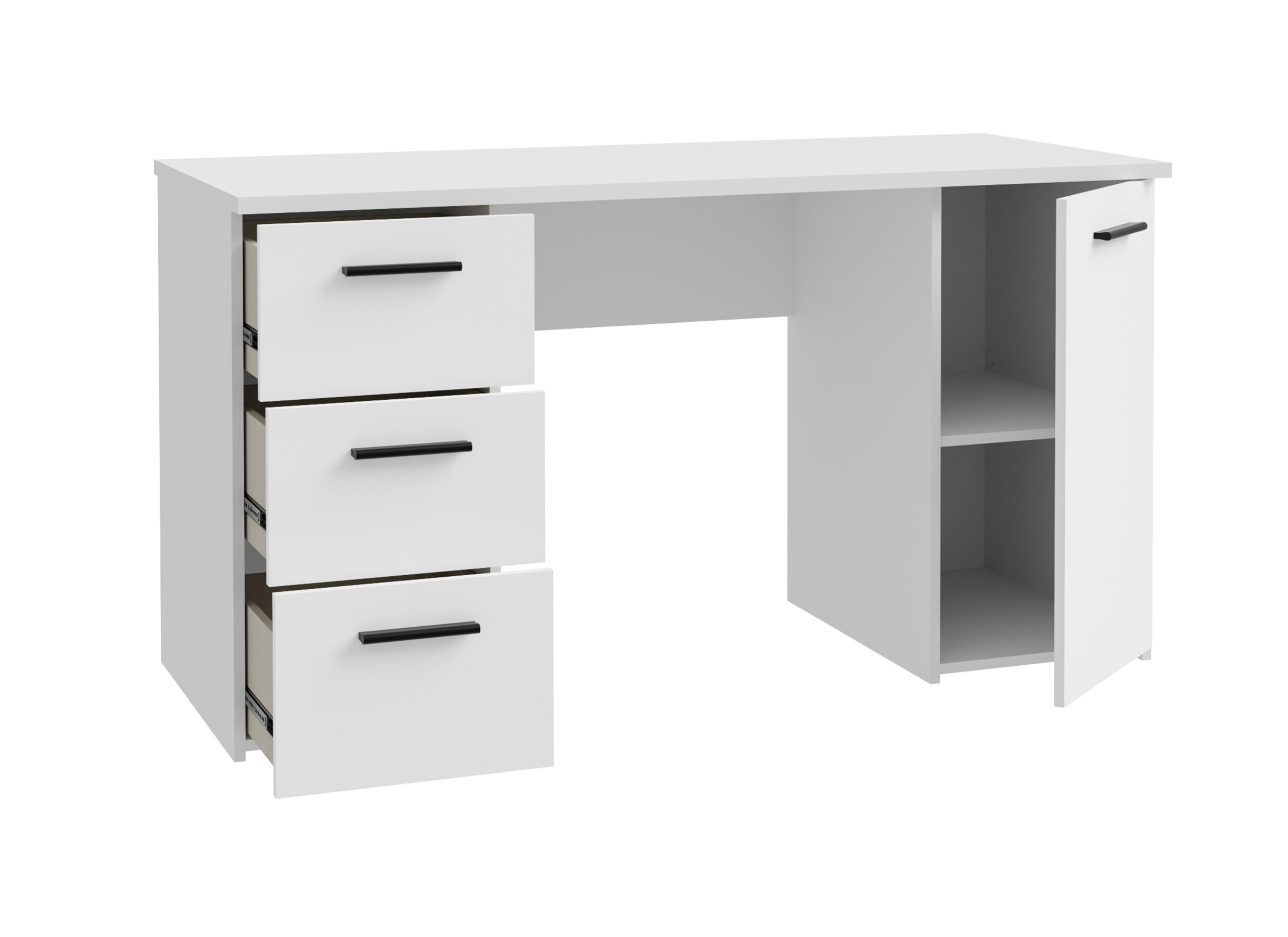 Aperçu - Bureau Net307 138x60x74cm - décor - blanc