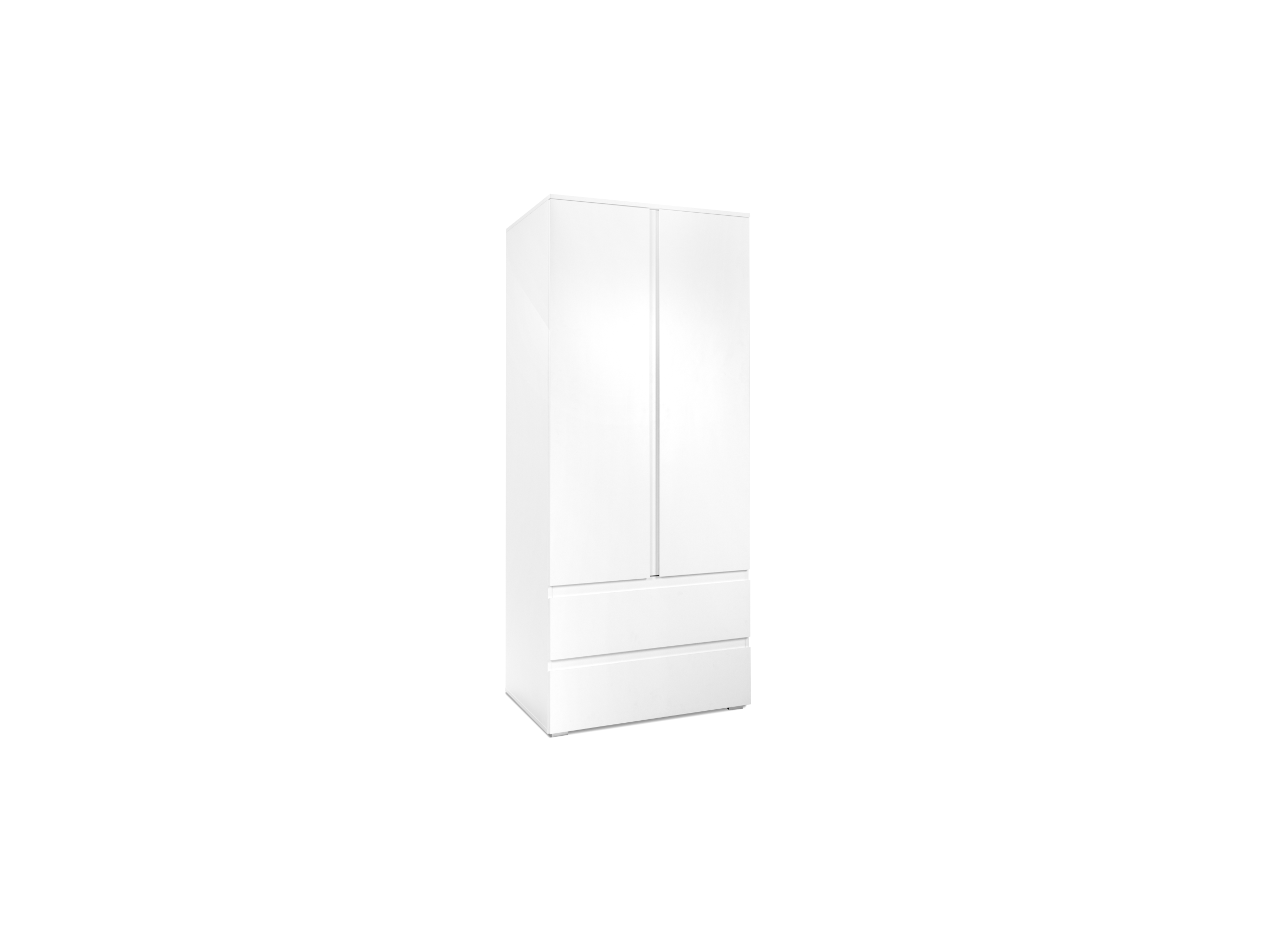 Garde-robe Image 80cm - Garde-robe Image 80cm - décor - blanc