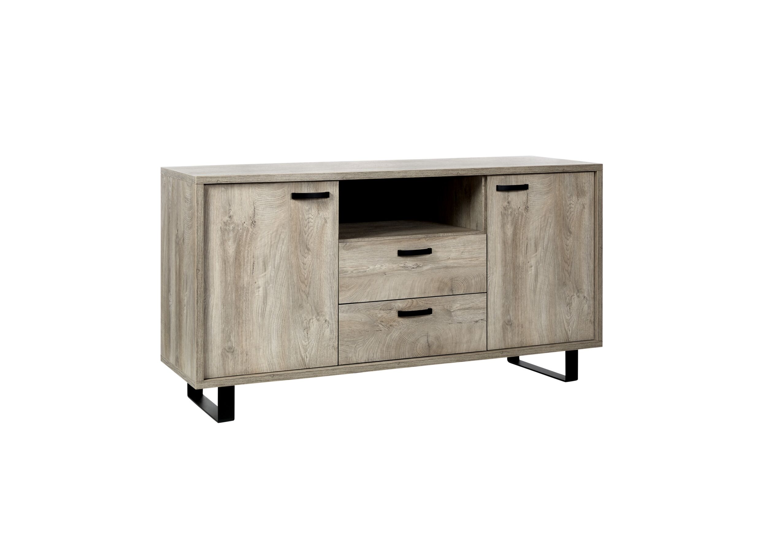 Dressoir Como 2 170cm - melamine - humus eik